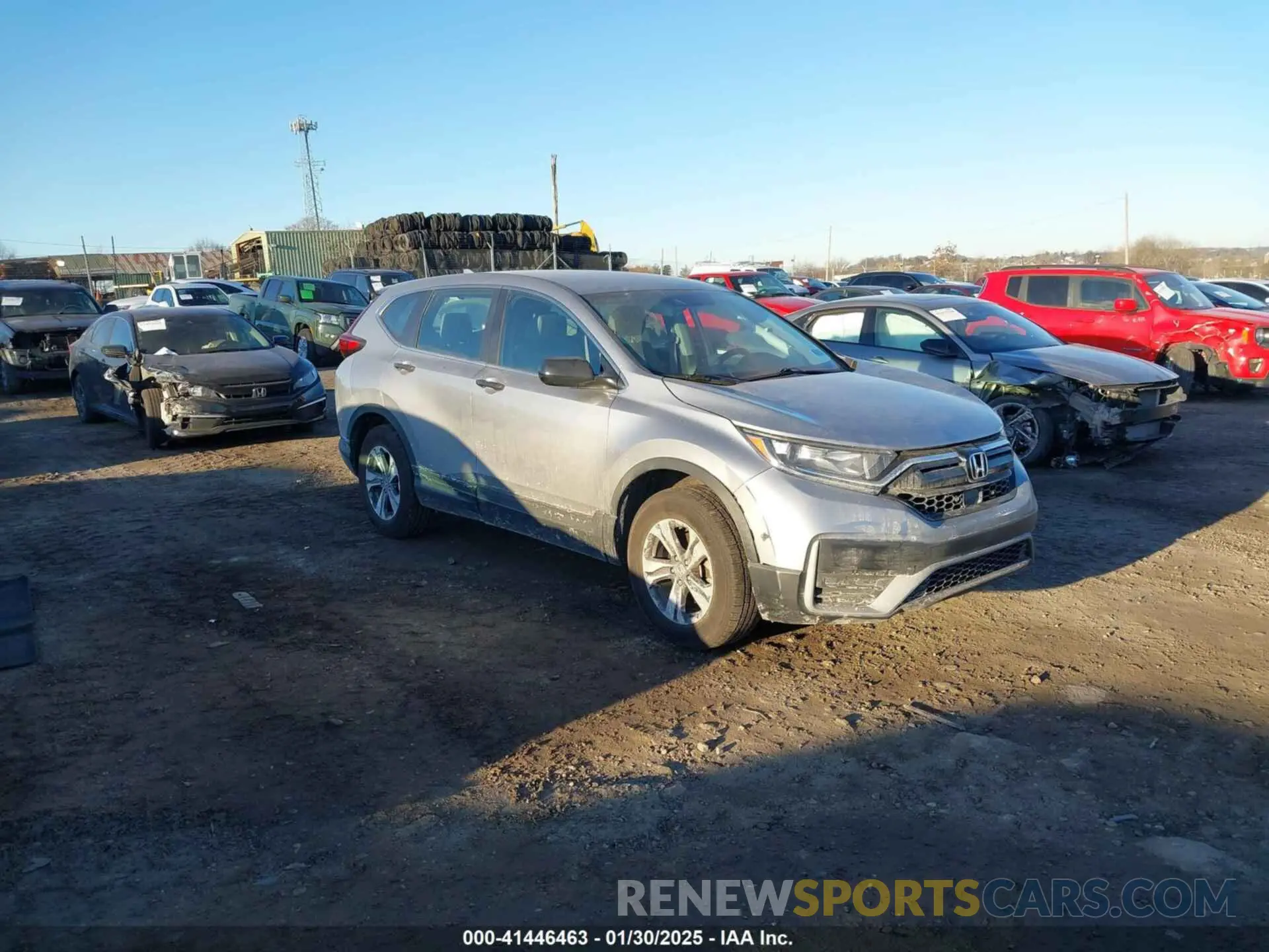 1 Photograph of a damaged car 2HKRW2H25LH654393 HONDA CR-V 2020