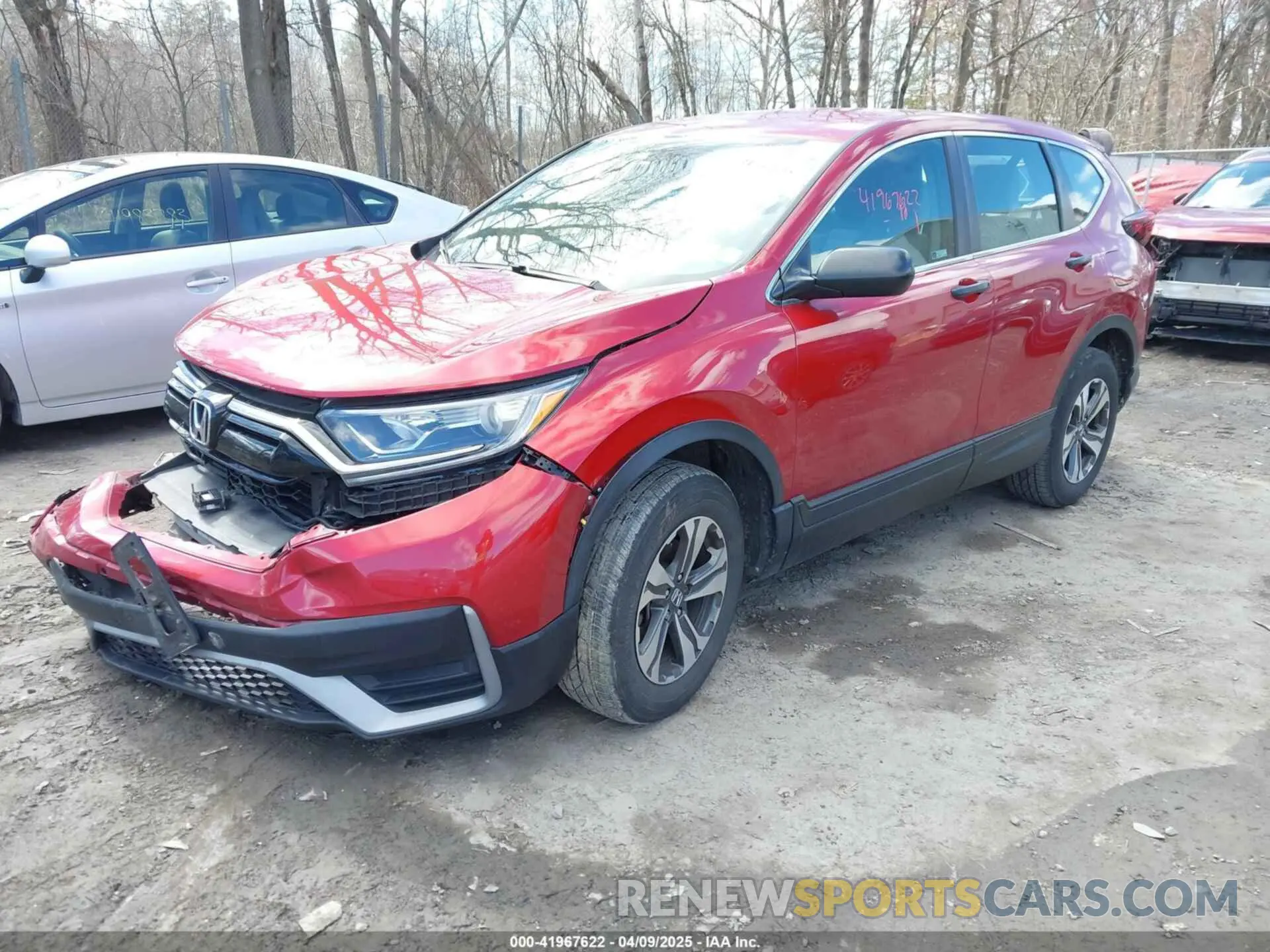 2 Photograph of a damaged car 2HKRW2H2XLH610552 HONDA CR-V 2020