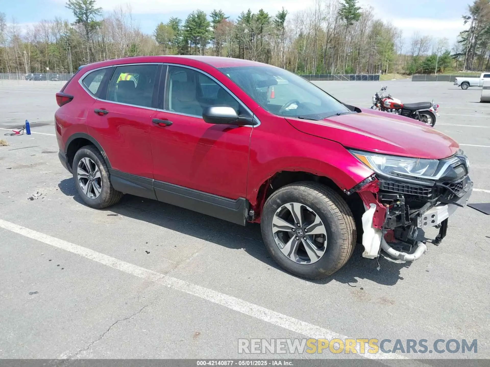 1 Photograph of a damaged car 2HKRW2H2XLH621082 HONDA CR-V 2020