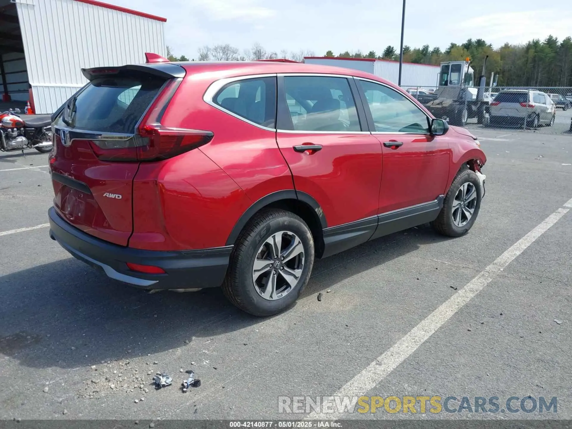 4 Photograph of a damaged car 2HKRW2H2XLH621082 HONDA CR-V 2020