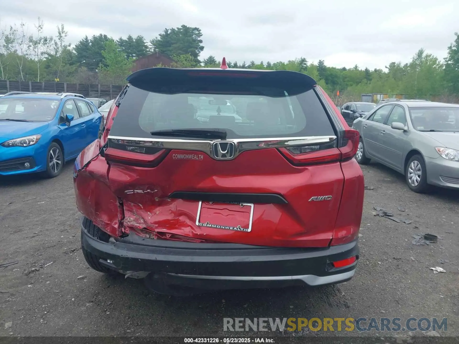 16 Photograph of a damaged car 2HKRW2H2XLH649951 HONDA CR-V 2020