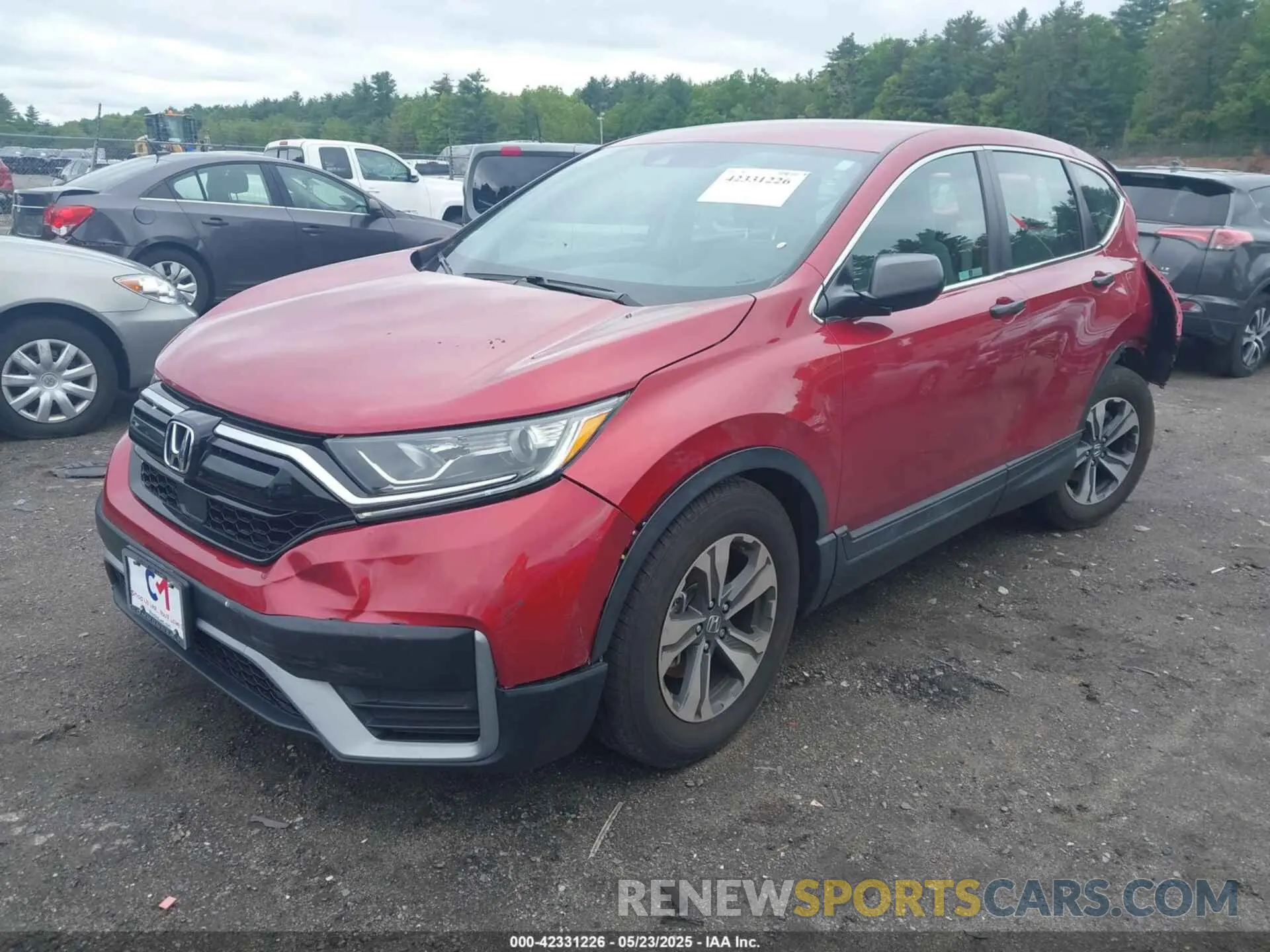 2 Photograph of a damaged car 2HKRW2H2XLH649951 HONDA CR-V 2020