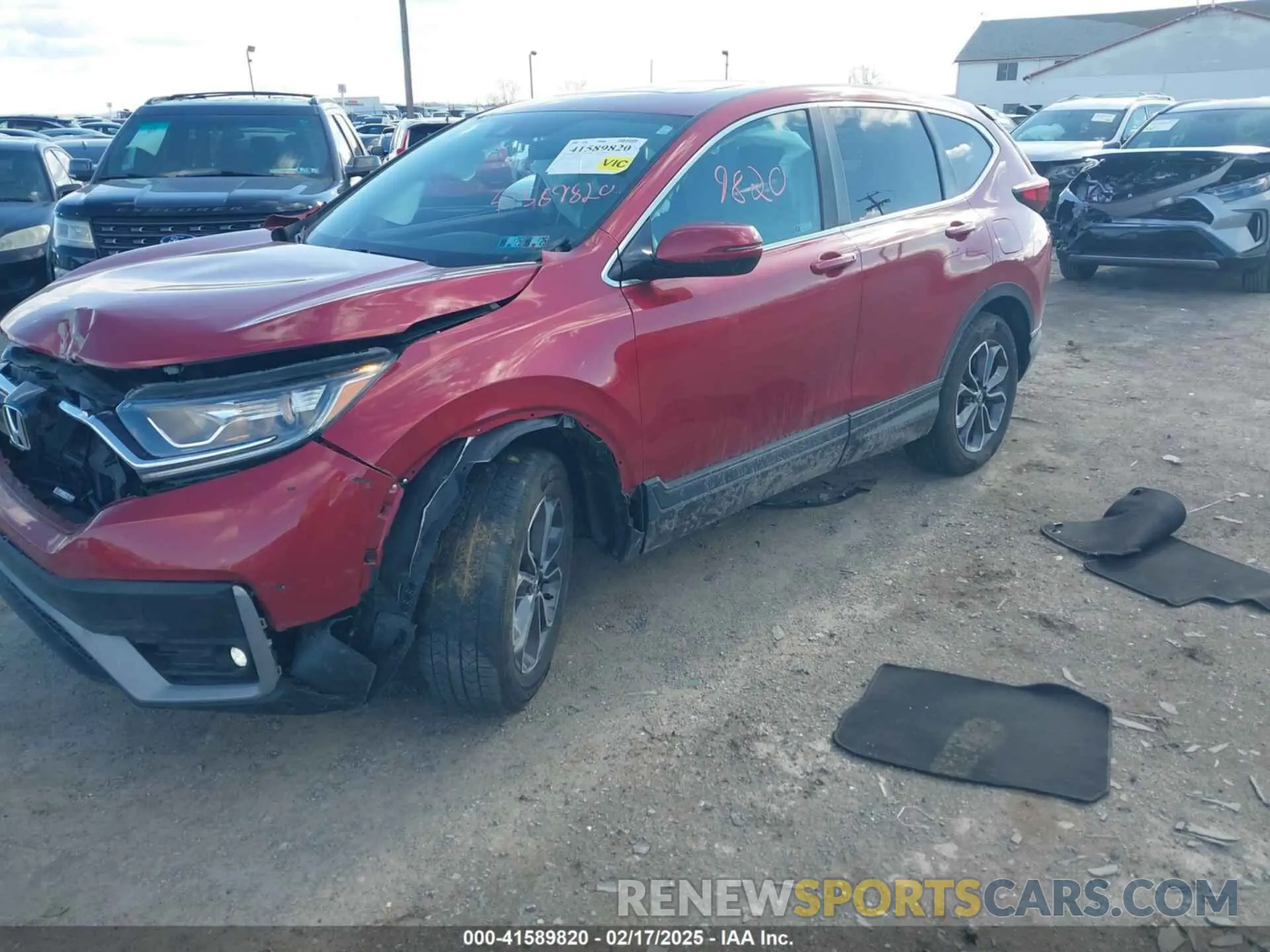 2 Photograph of a damaged car 2HKRW2H50LH657437 HONDA CR-V 2020