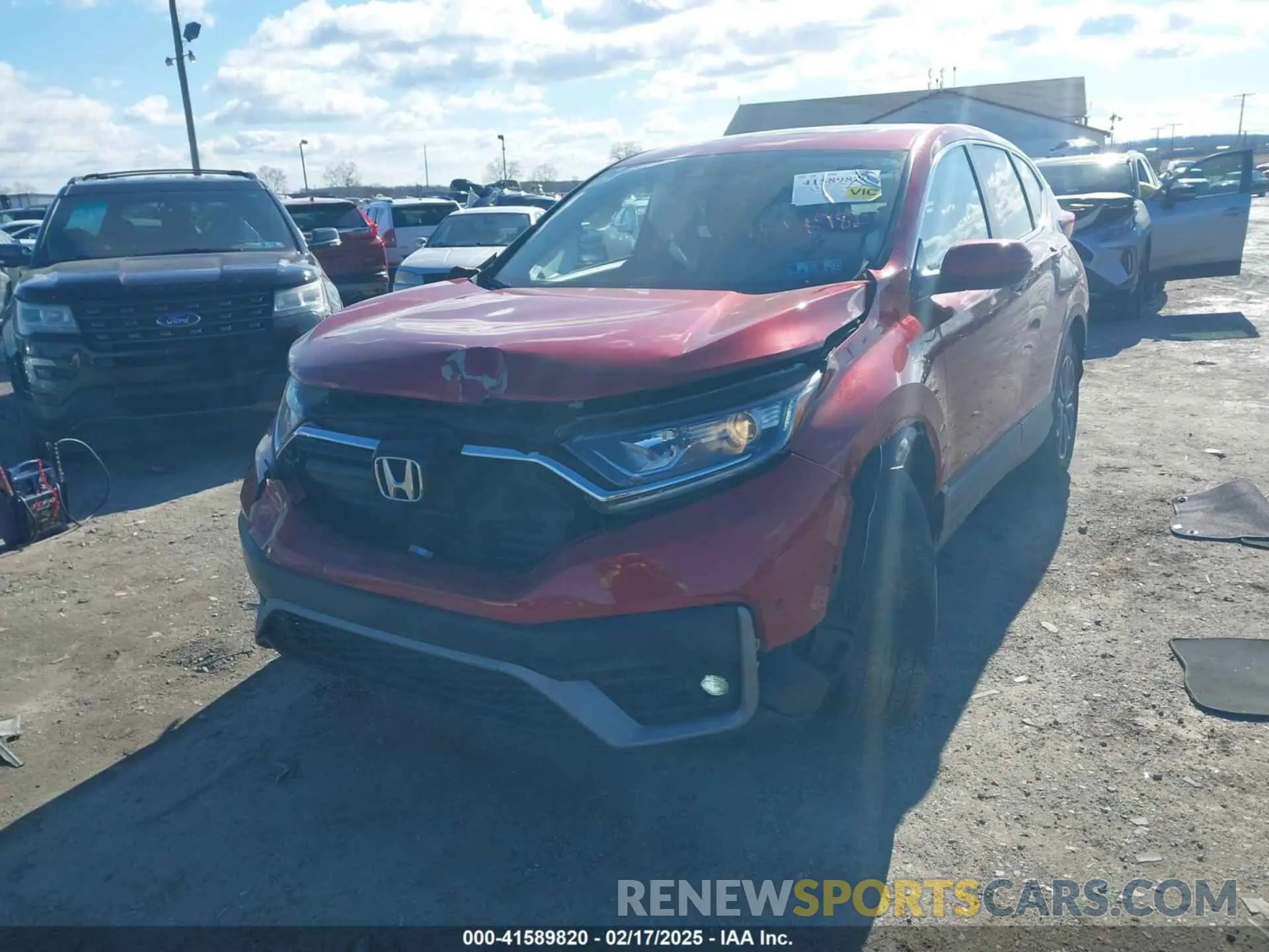 6 Photograph of a damaged car 2HKRW2H50LH657437 HONDA CR-V 2020