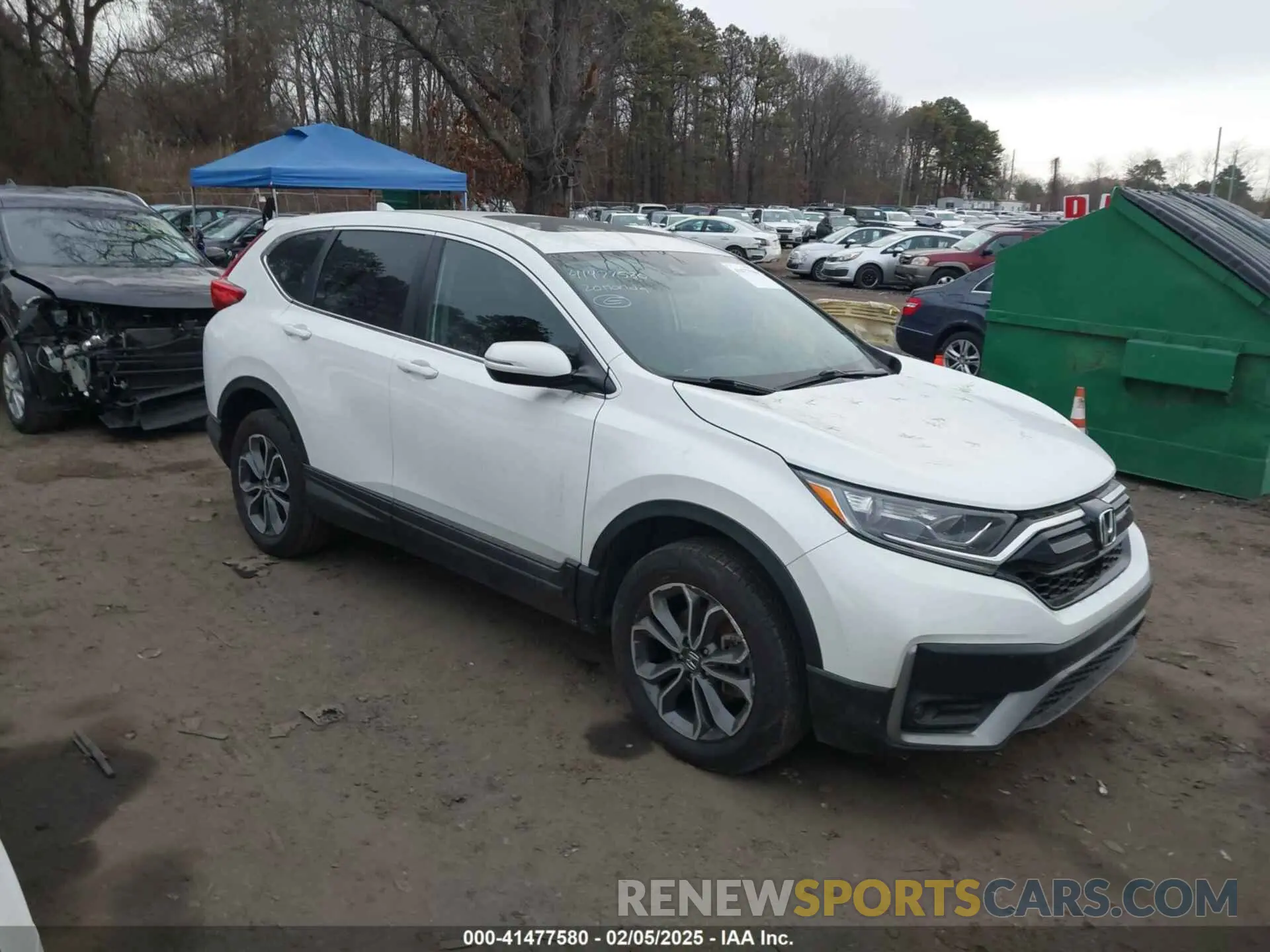 1 Photograph of a damaged car 2HKRW2H52LH611589 HONDA CR-V 2020