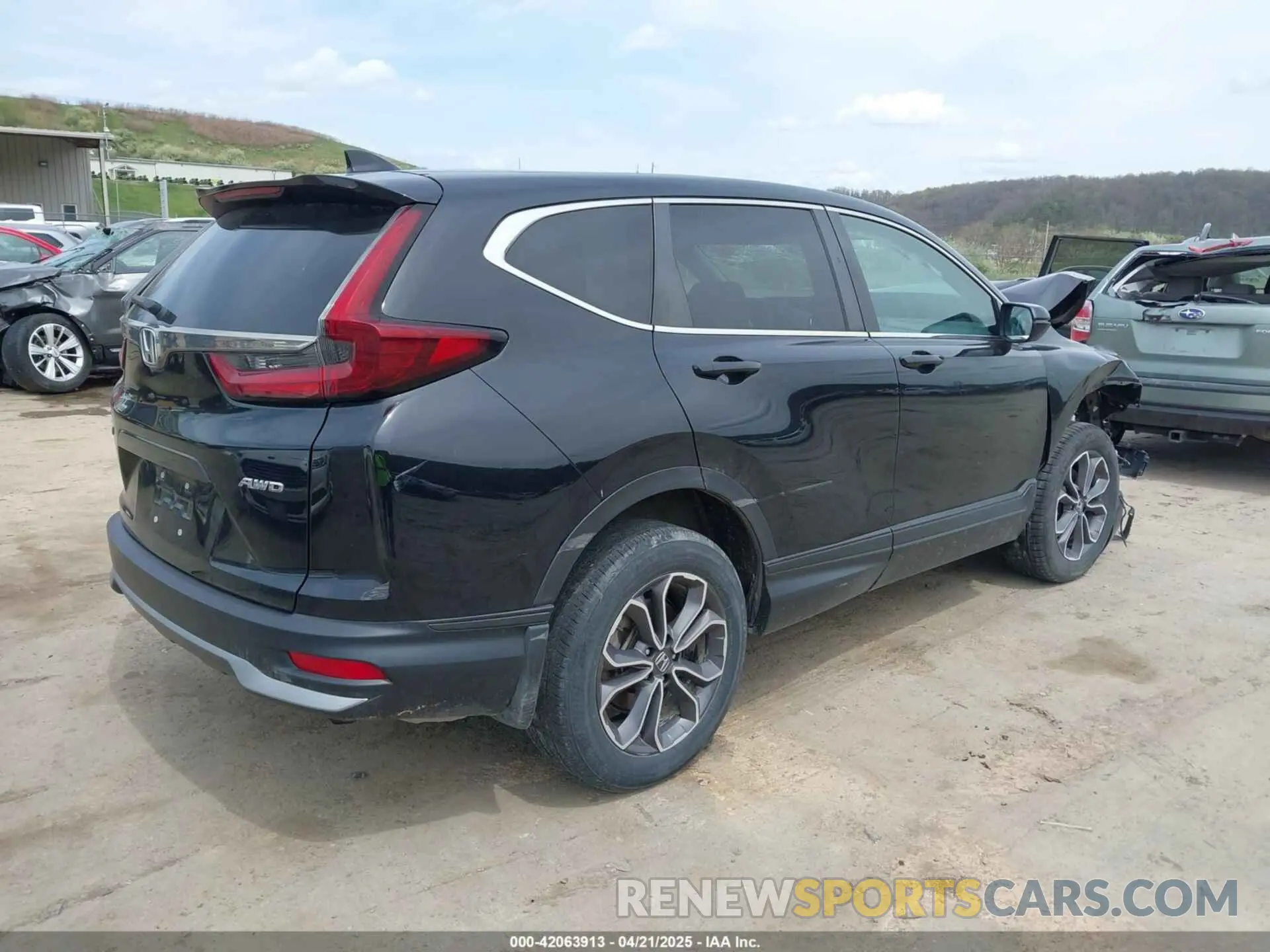 4 Photograph of a damaged car 2HKRW2H56LH607691 HONDA CR-V 2020