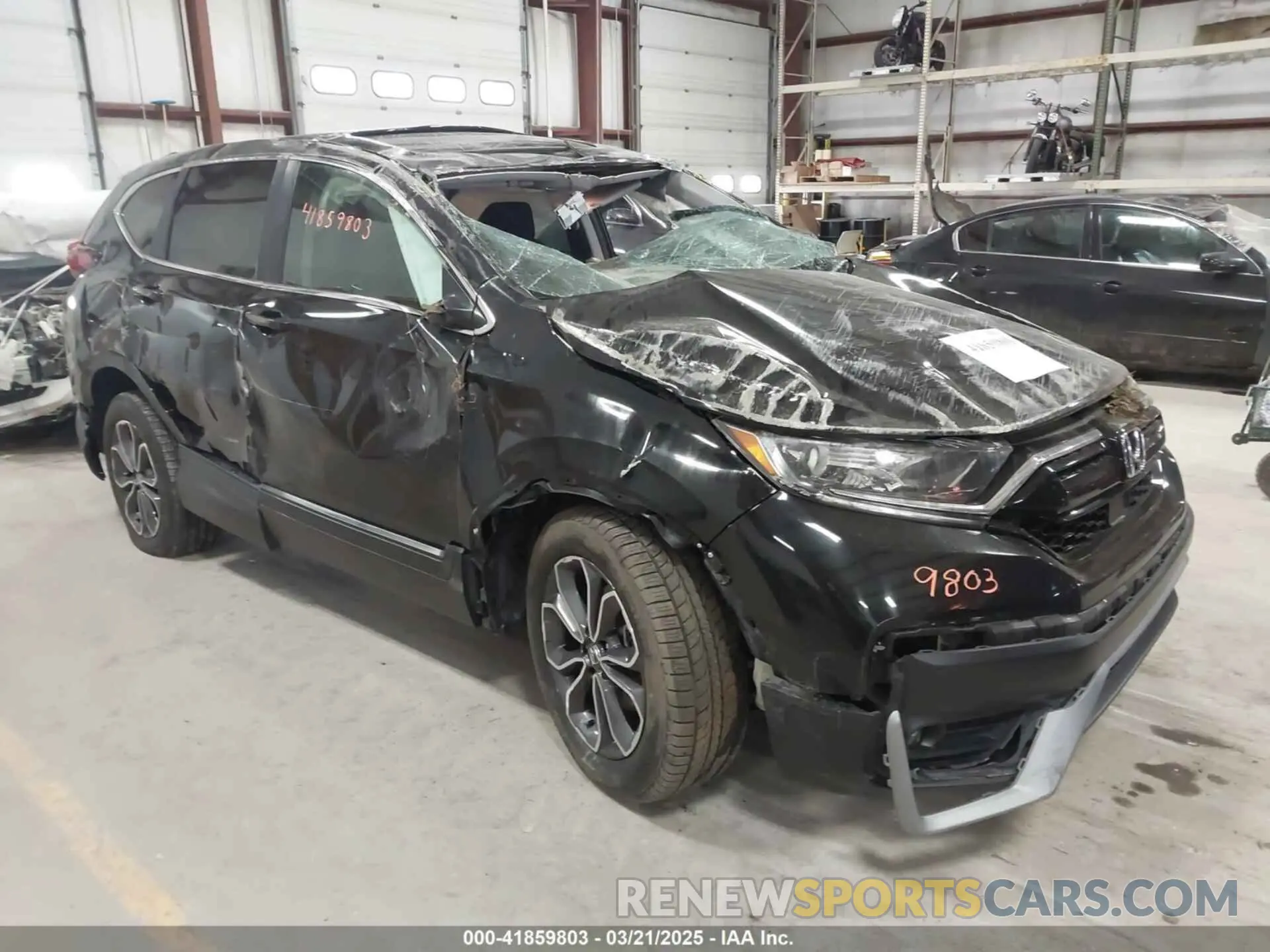 1 Photograph of a damaged car 2HKRW2H57LH635497 HONDA CR-V 2020