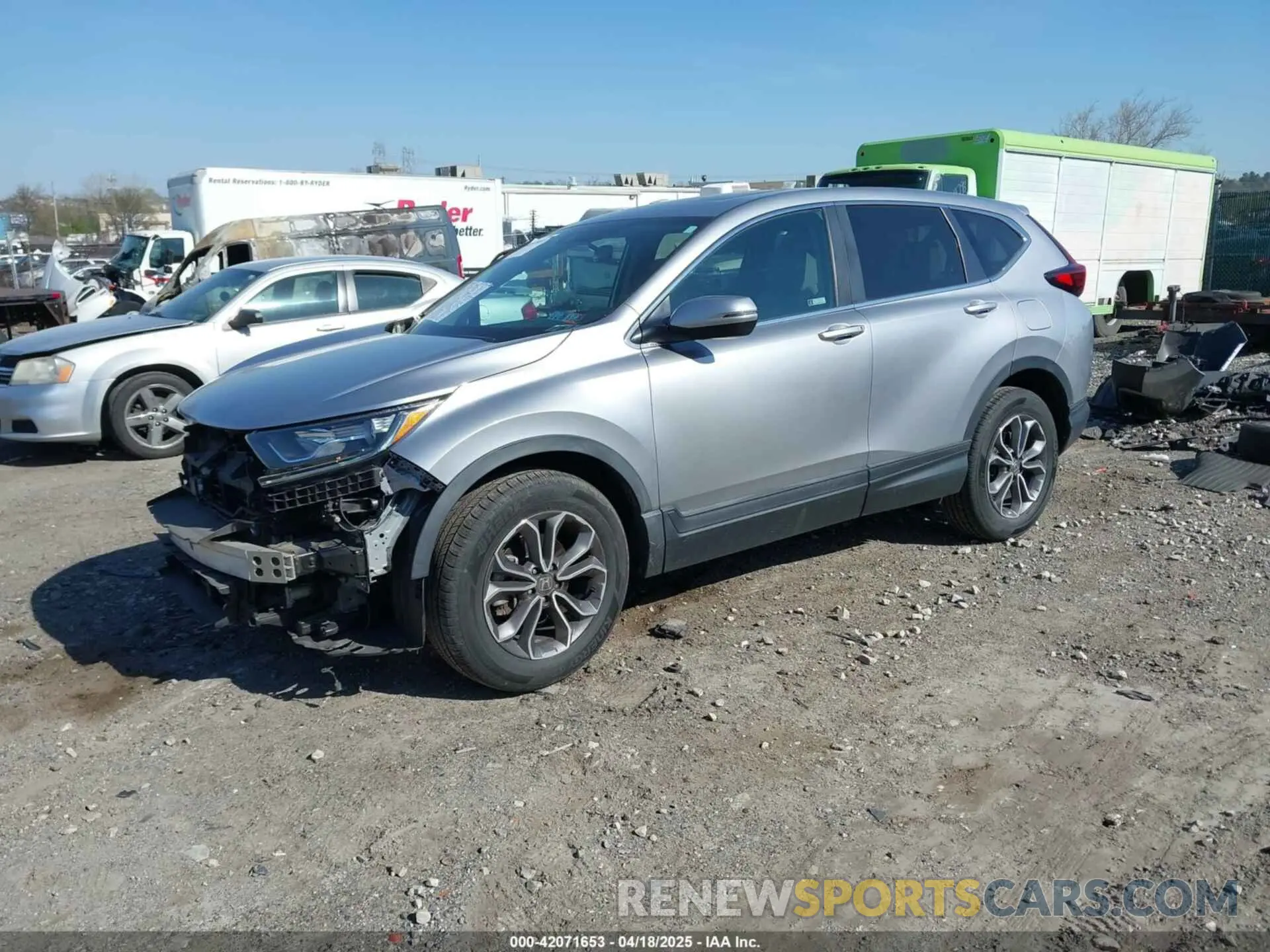 2 Photograph of a damaged car 2HKRW2H58LH622399 HONDA CR-V 2020
