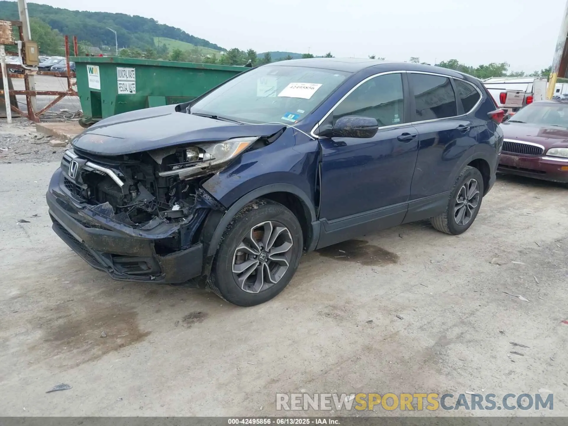 2 Photograph of a damaged car 2HKRW2H59LH614103 HONDA CR-V 2020