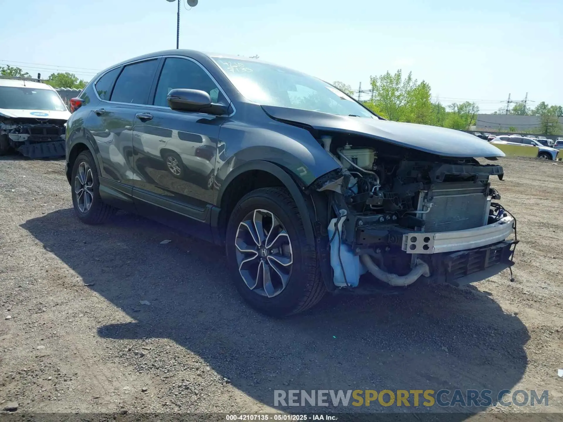 1 Photograph of a damaged car 2HKRW2H5XLH686735 HONDA CR-V 2020