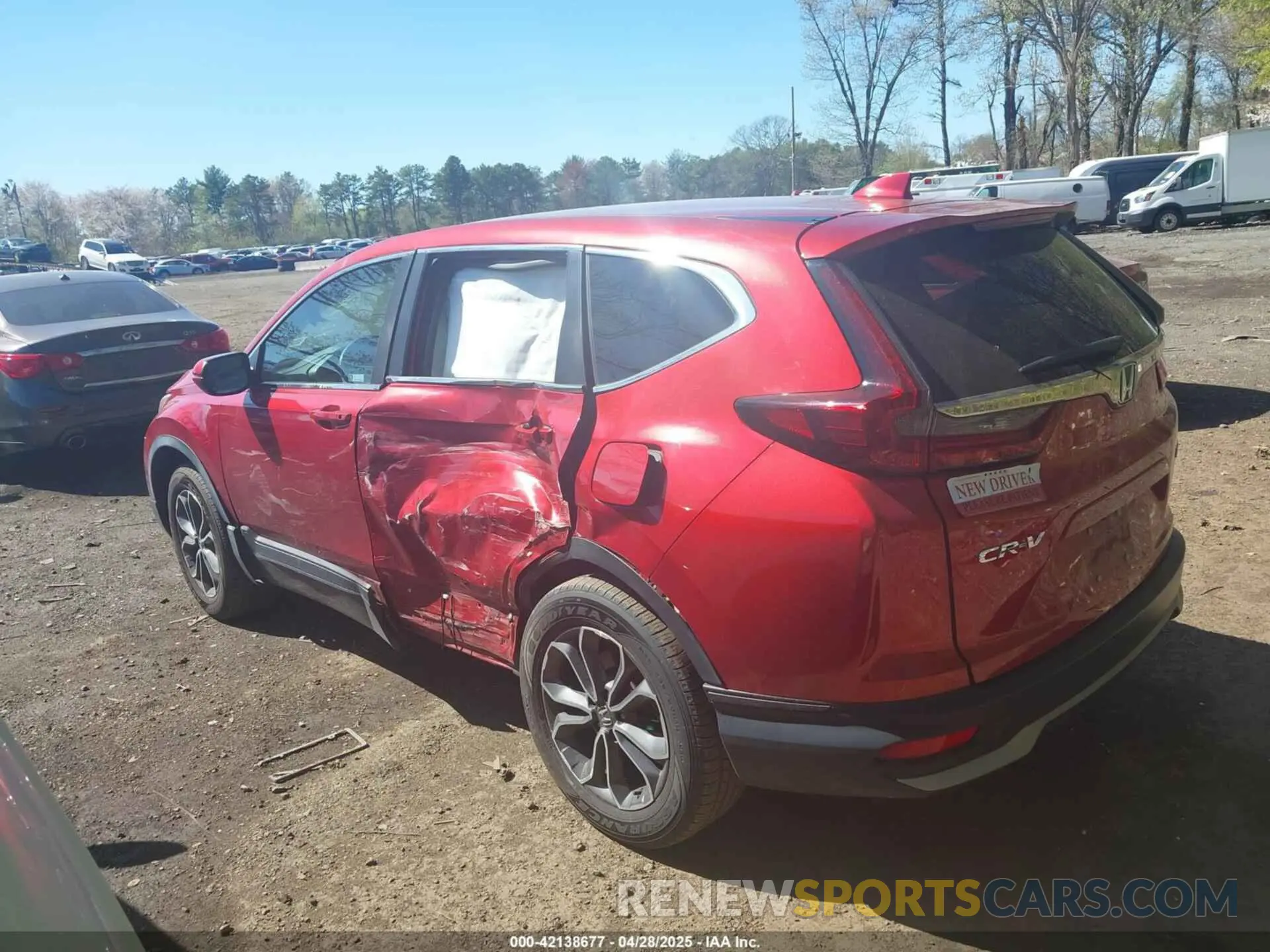 14 Photograph of a damaged car 2HKRW2H83LH637337 HONDA CR-V 2020
