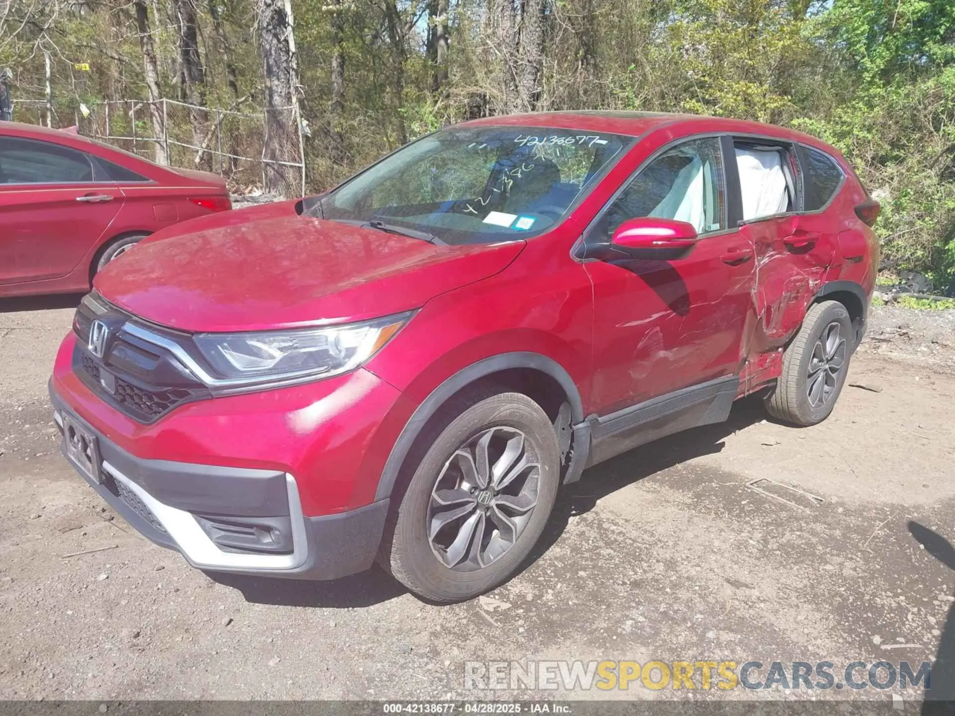 2 Photograph of a damaged car 2HKRW2H83LH637337 HONDA CR-V 2020