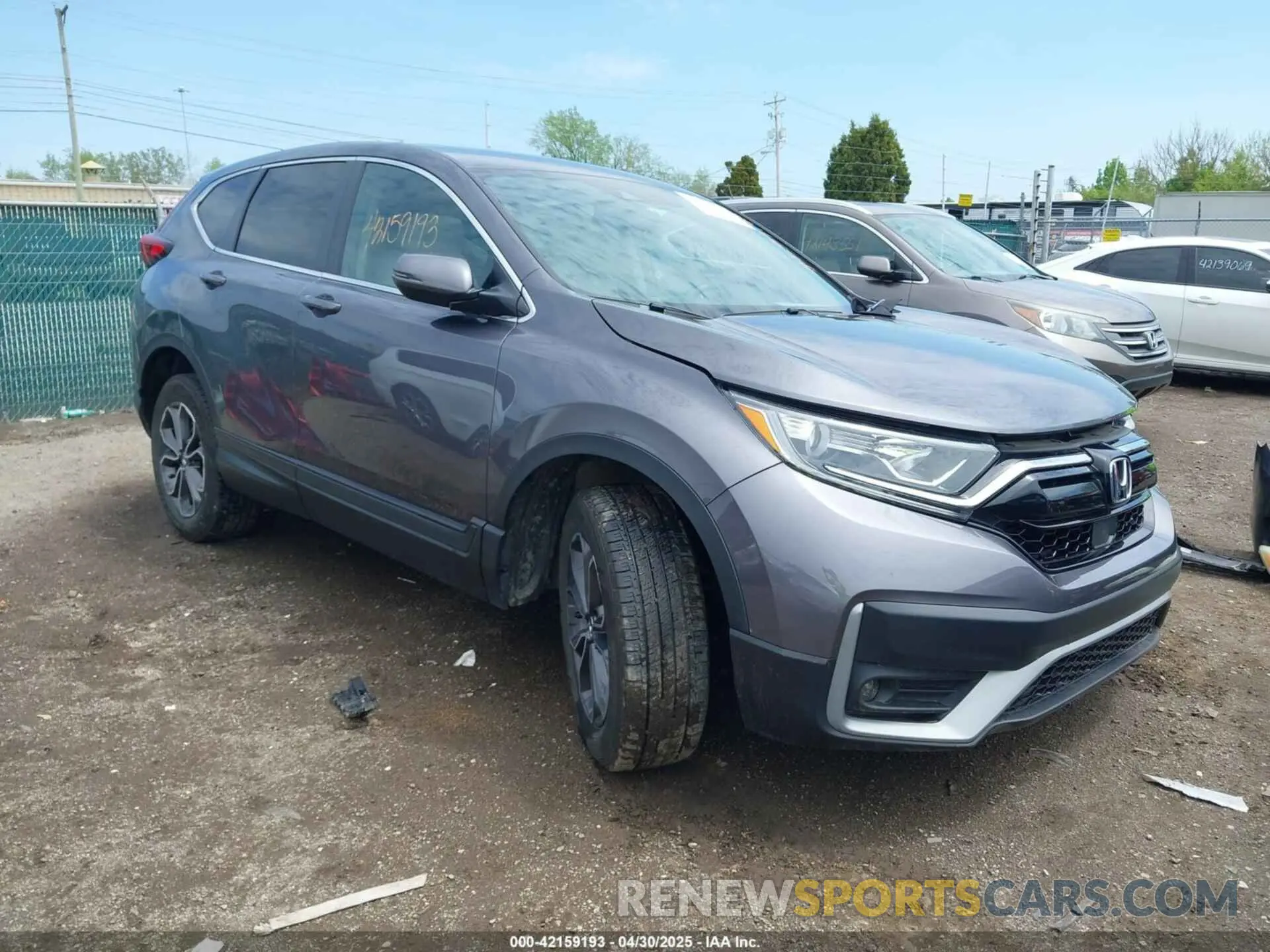 1 Photograph of a damaged car 2HKRW2H85LH661459 HONDA CR-V 2020