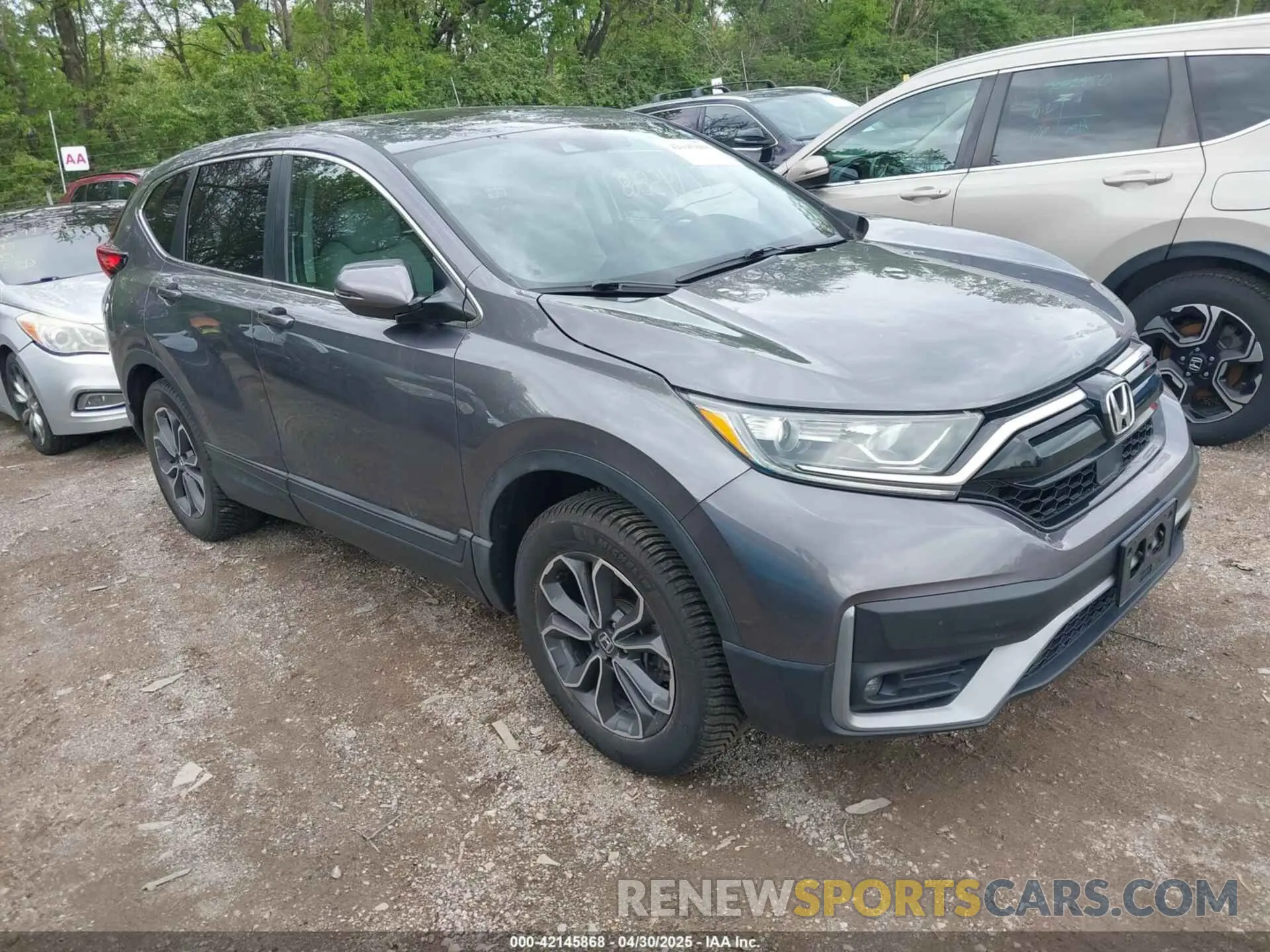 1 Photograph of a damaged car 2HKRW2H8XLH607574 HONDA CR-V 2020