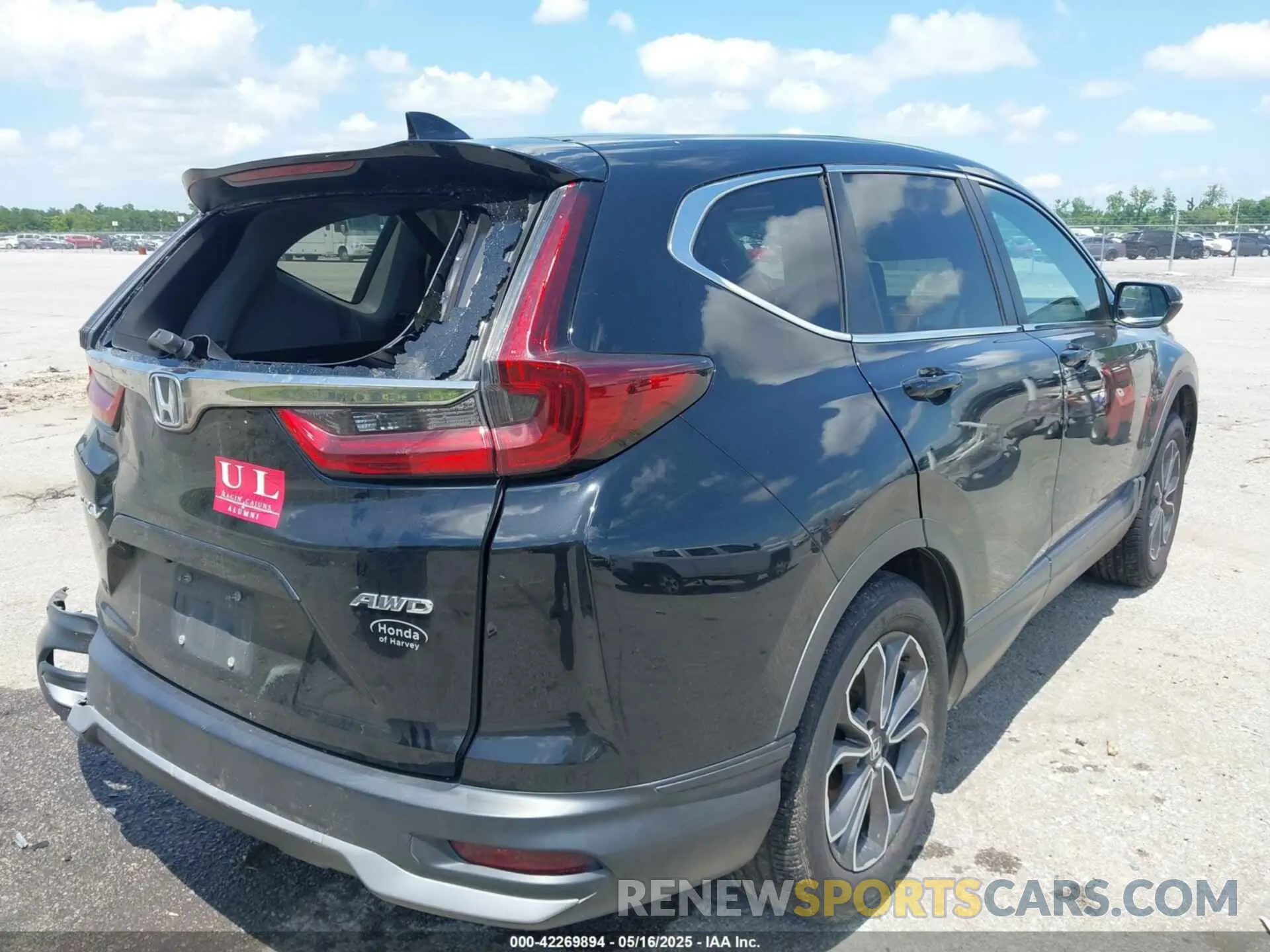 4 Photograph of a damaged car 2HKRW2H8XLH675406 HONDA CR-V 2020