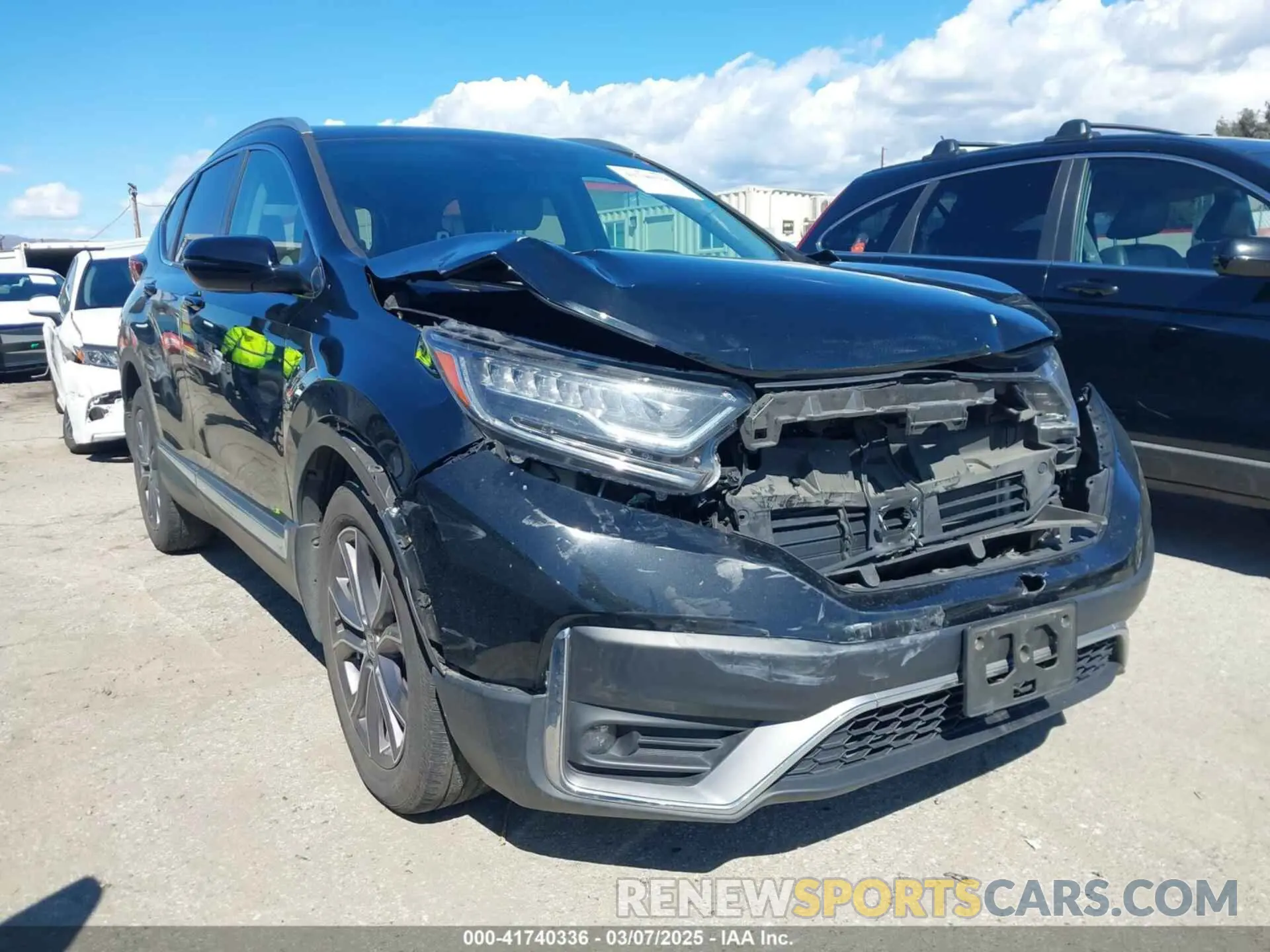 1 Photograph of a damaged car 2HKRW2H94LH653538 HONDA CR-V 2020