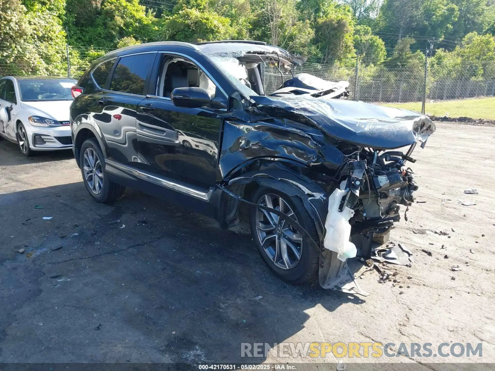 1 Photograph of a damaged car 2HKRW2H97LH675243 HONDA CR-V 2020