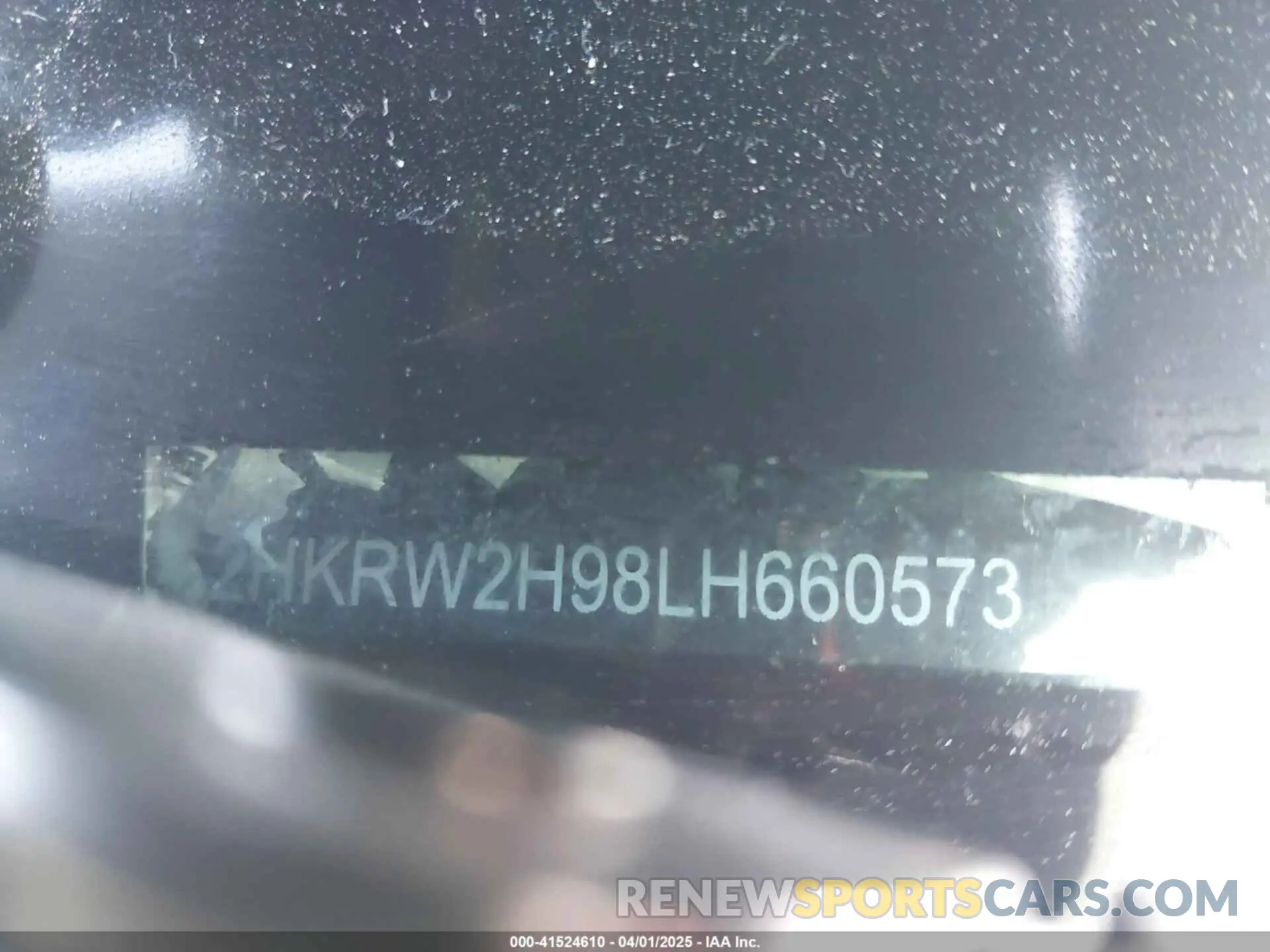 9 Photograph of a damaged car 2HKRW2H98LH660573 HONDA CR-V 2020