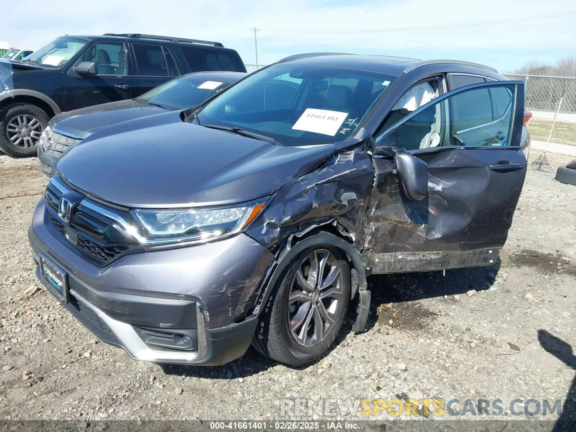2 Photograph of a damaged car 2HKRW2H98LH688695 HONDA CR-V 2020