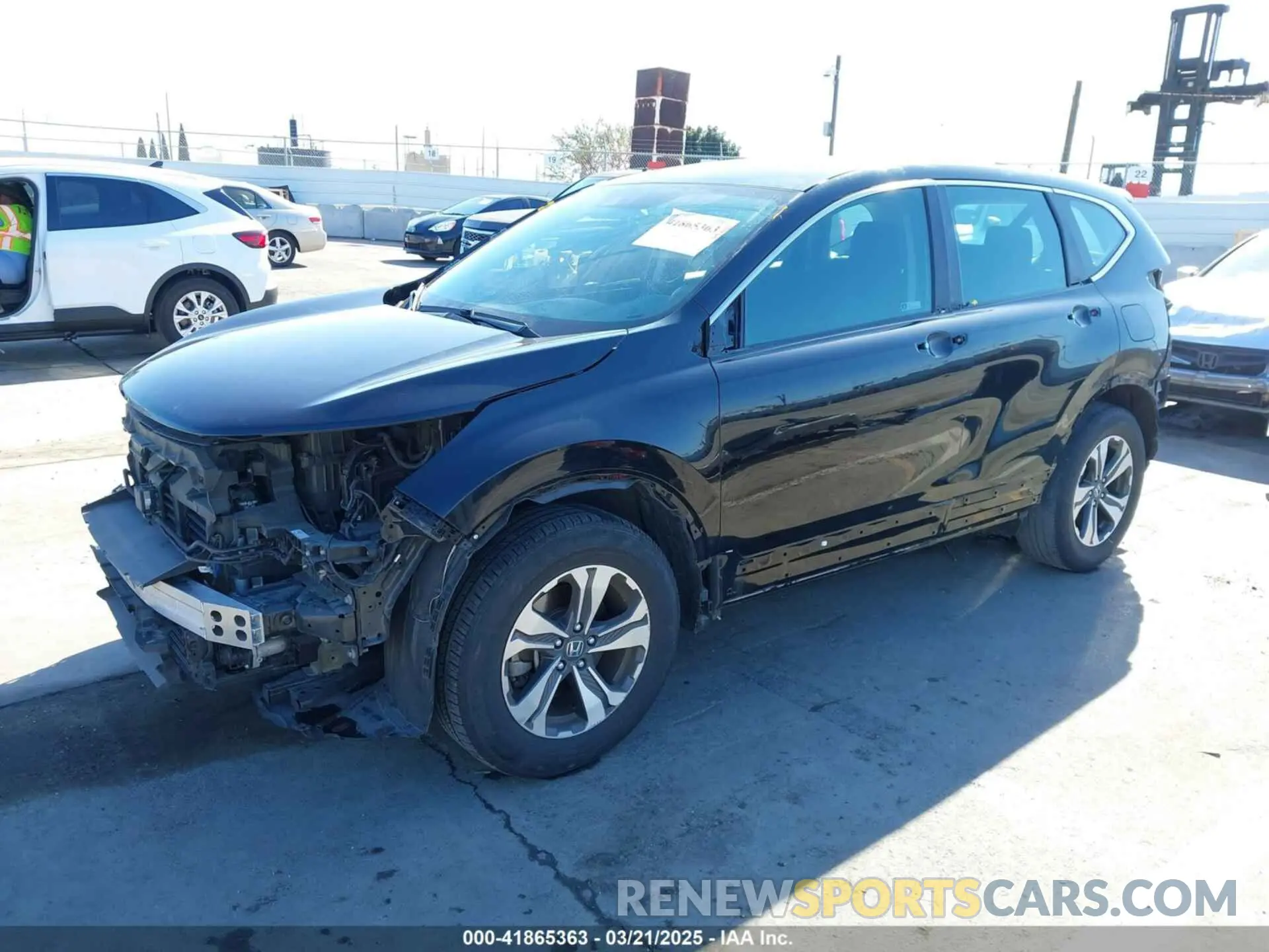 2 Photograph of a damaged car 5J6RW1H28LA005814 HONDA CR-V 2020