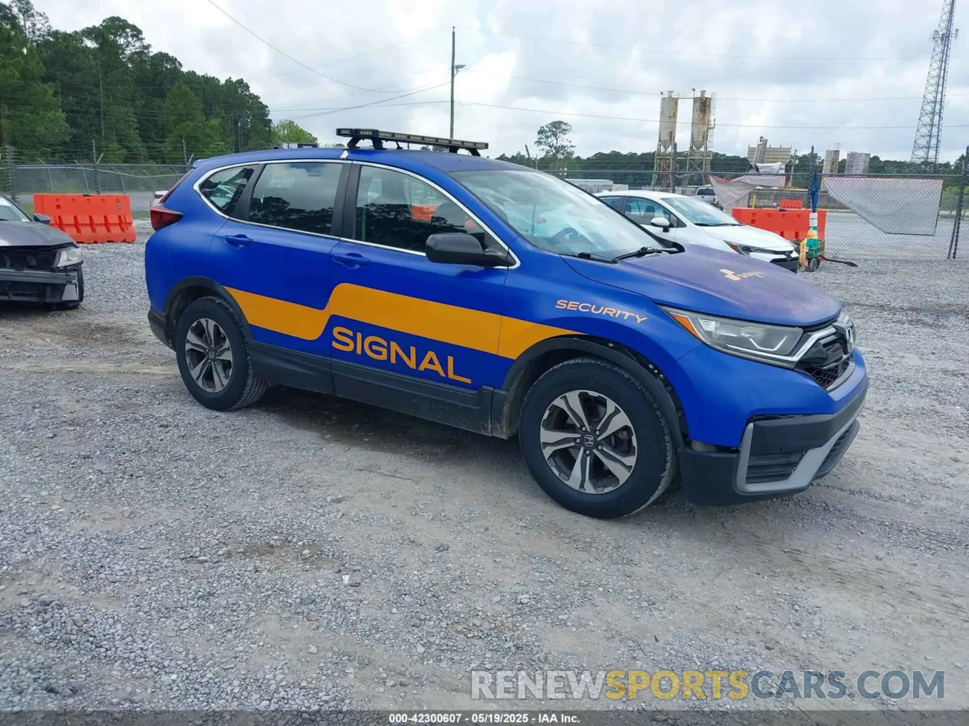 1 Photograph of a damaged car 5J6RW1H28LL007227 HONDA CR-V 2020