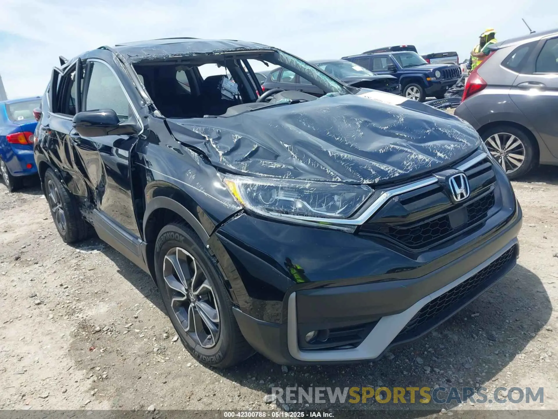 1 Photograph of a damaged car 5J6RW1H51LL013655 HONDA CR-V 2020