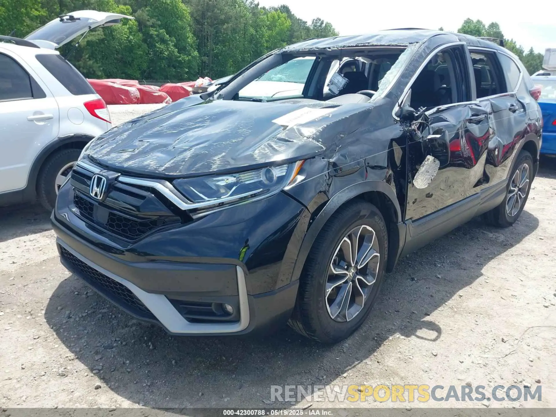 2 Photograph of a damaged car 5J6RW1H51LL013655 HONDA CR-V 2020