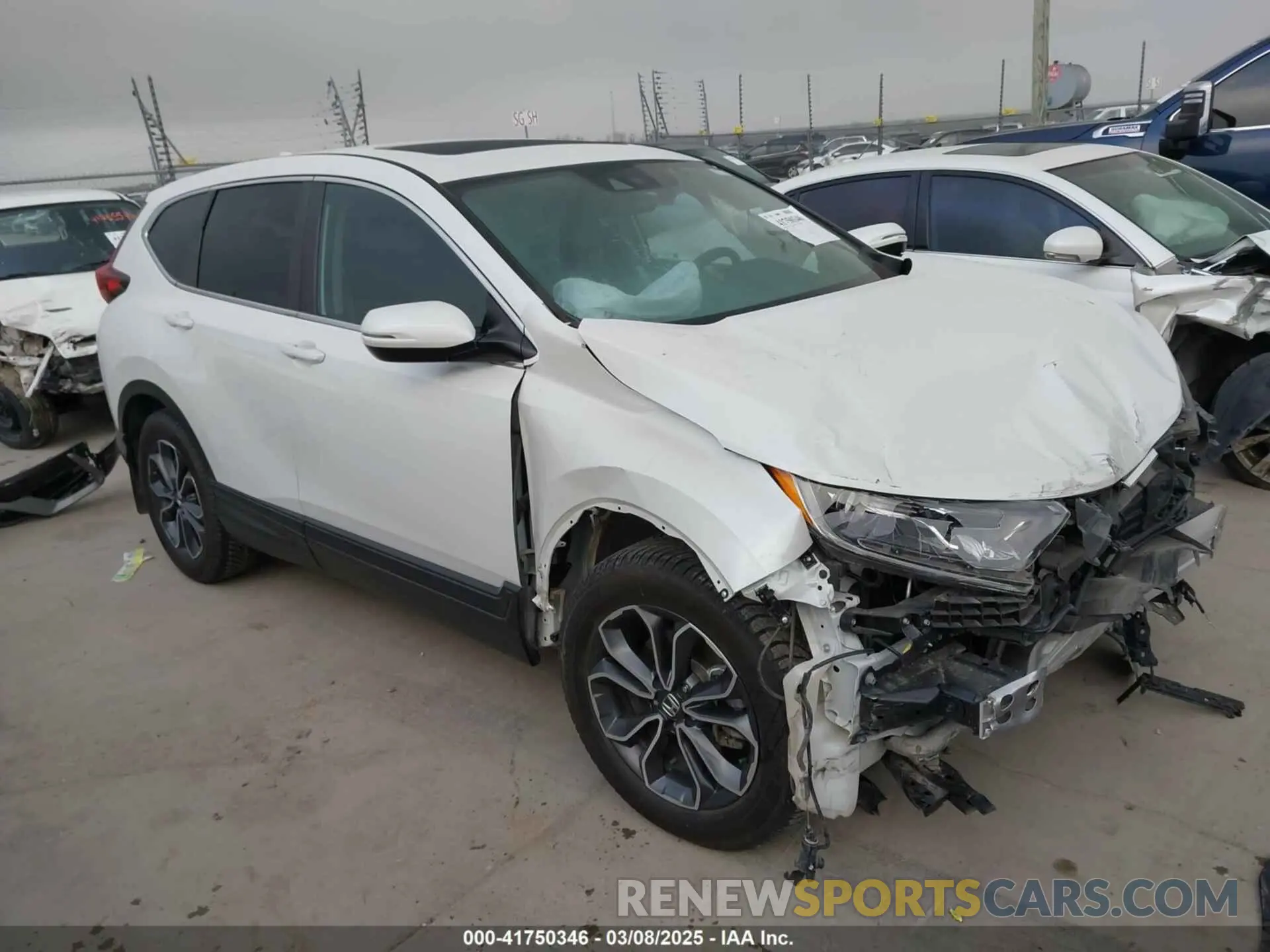 1 Photograph of a damaged car 5J6RW1H52LL013387 HONDA CR-V 2020