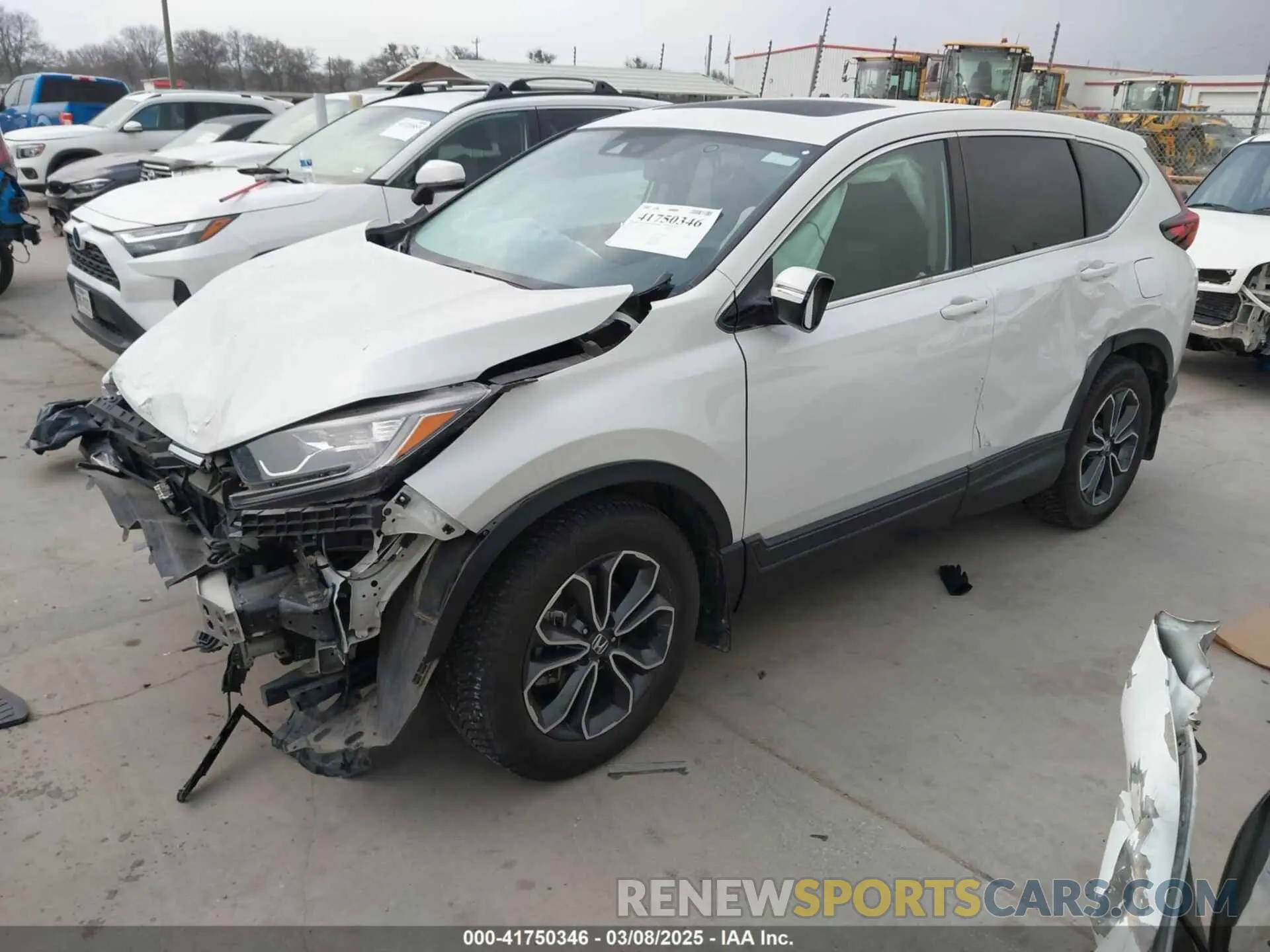 2 Photograph of a damaged car 5J6RW1H52LL013387 HONDA CR-V 2020