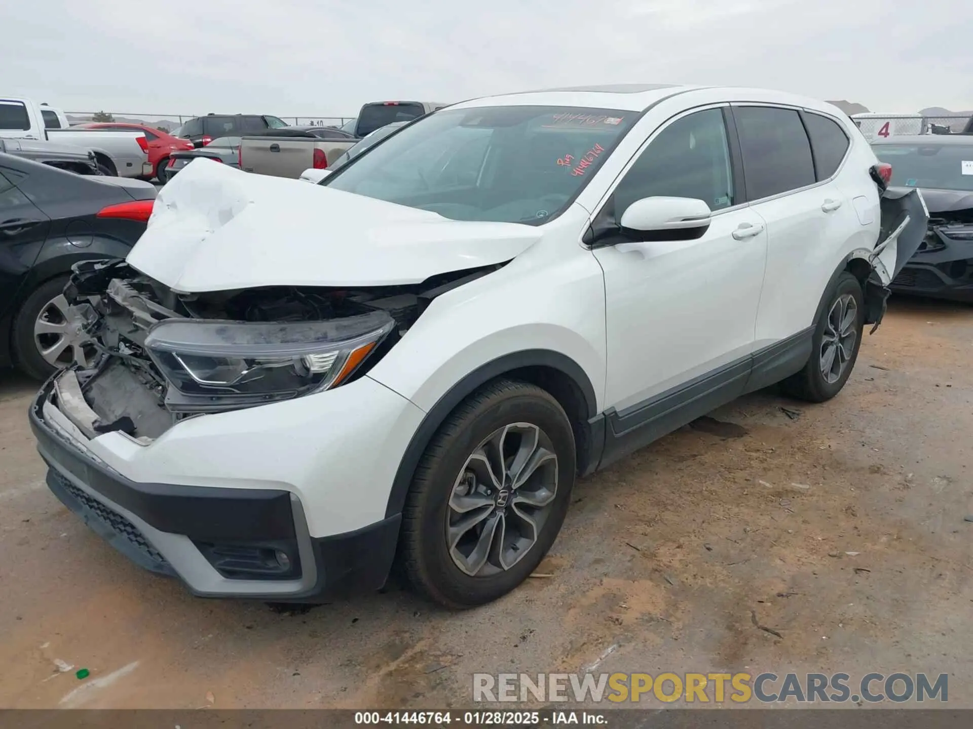 2 Photograph of a damaged car 5J6RW1H5XLA014301 HONDA CR-V 2020
