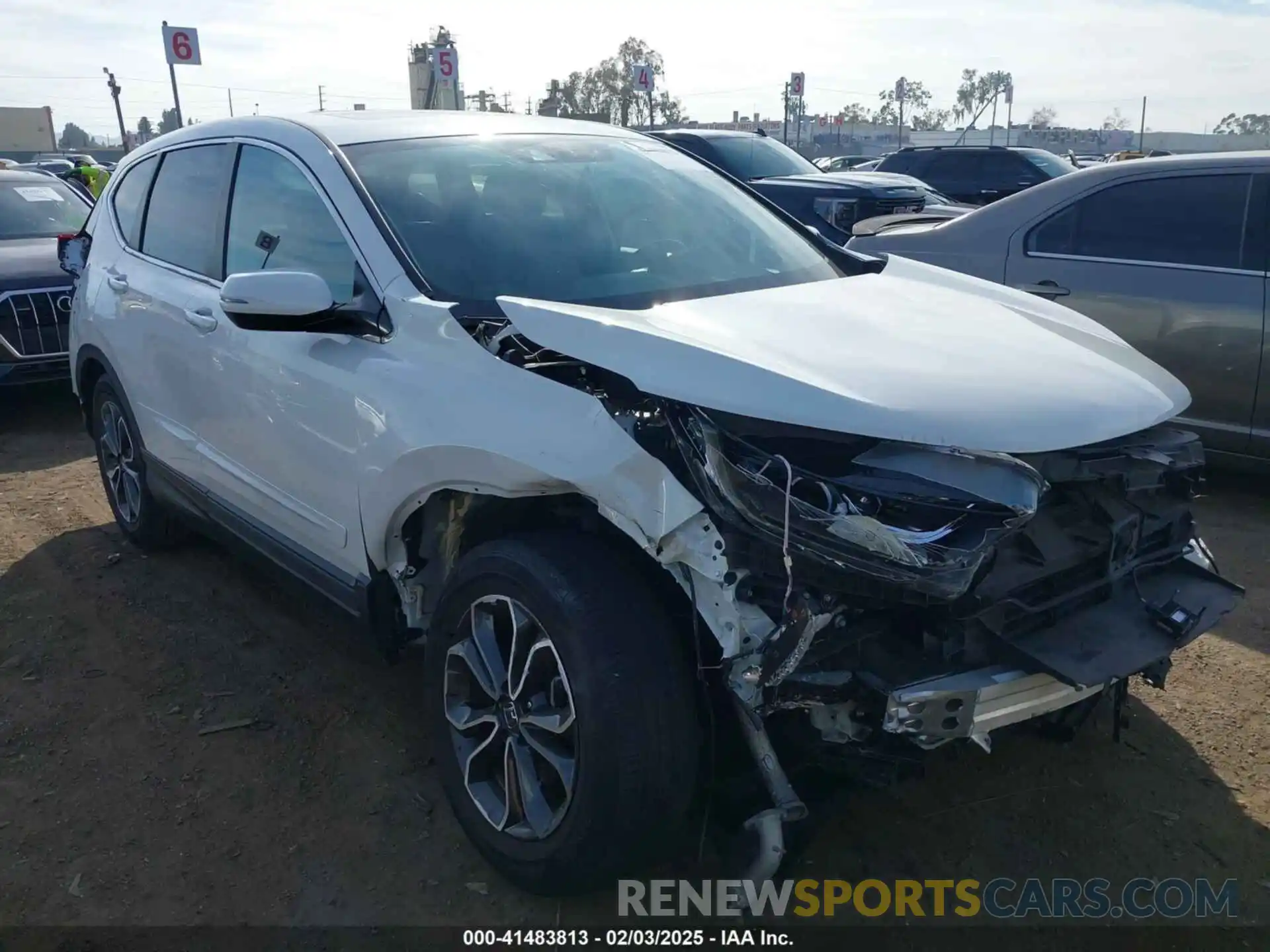 1 Photograph of a damaged car 5J6RW1H5XLL012195 HONDA CR-V 2020