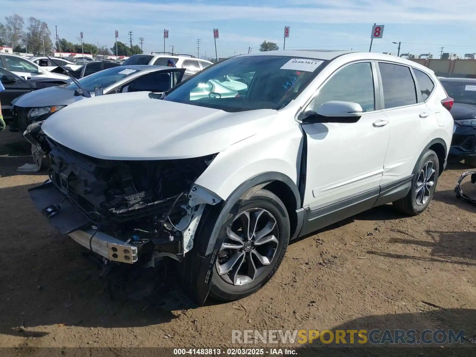 2 Photograph of a damaged car 5J6RW1H5XLL012195 HONDA CR-V 2020