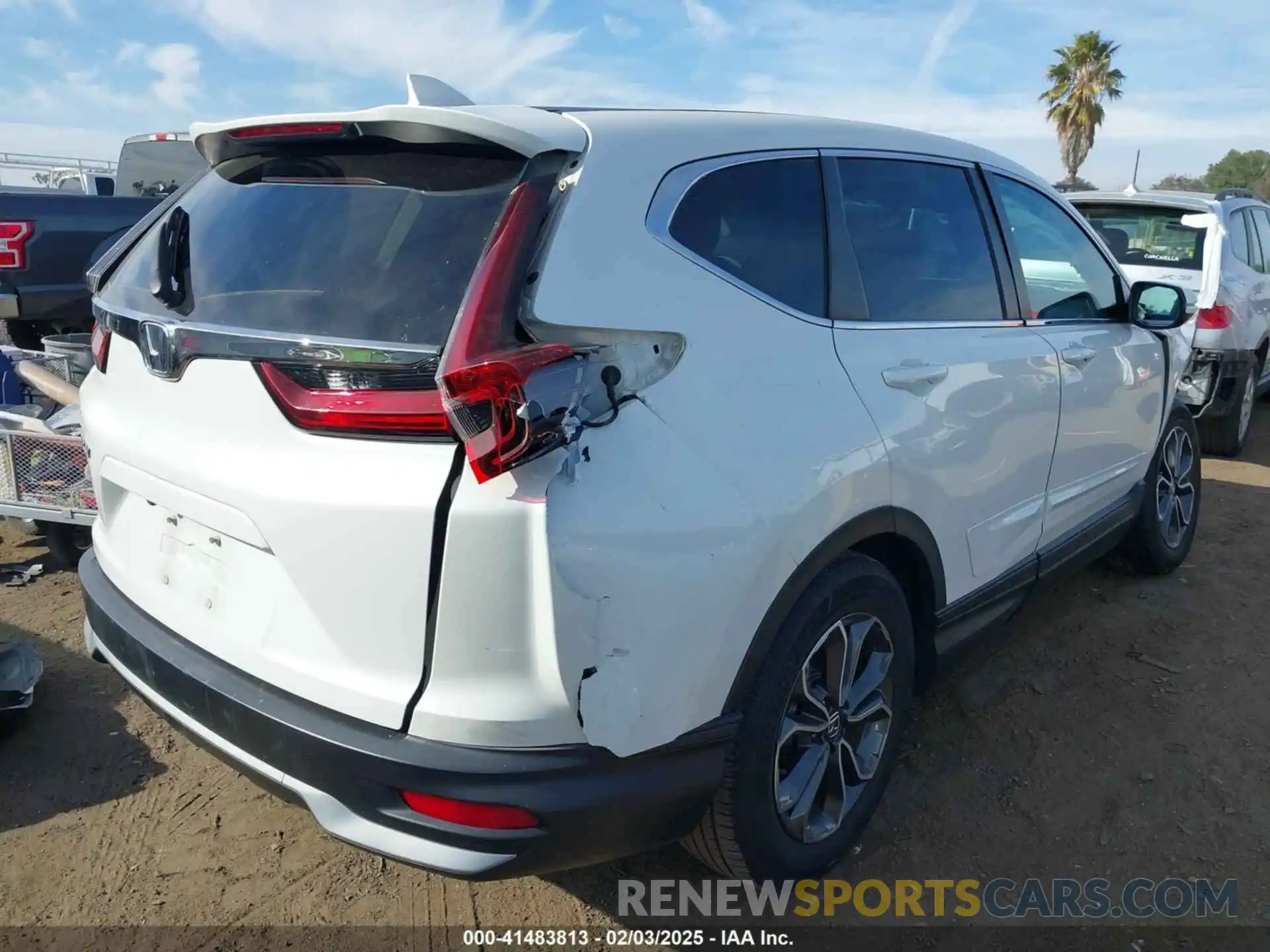 4 Photograph of a damaged car 5J6RW1H5XLL012195 HONDA CR-V 2020