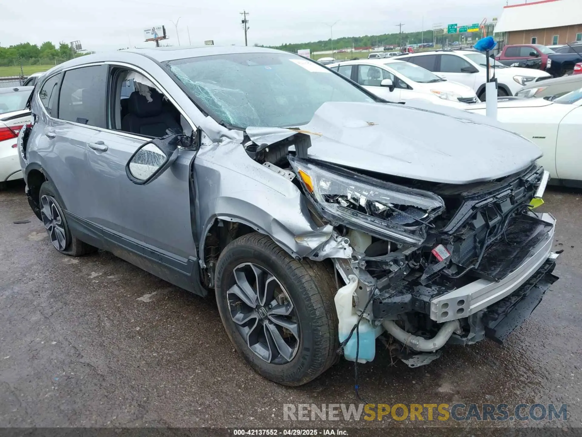 1 Photograph of a damaged car 5J6RW1H83LL012548 HONDA CR-V 2020