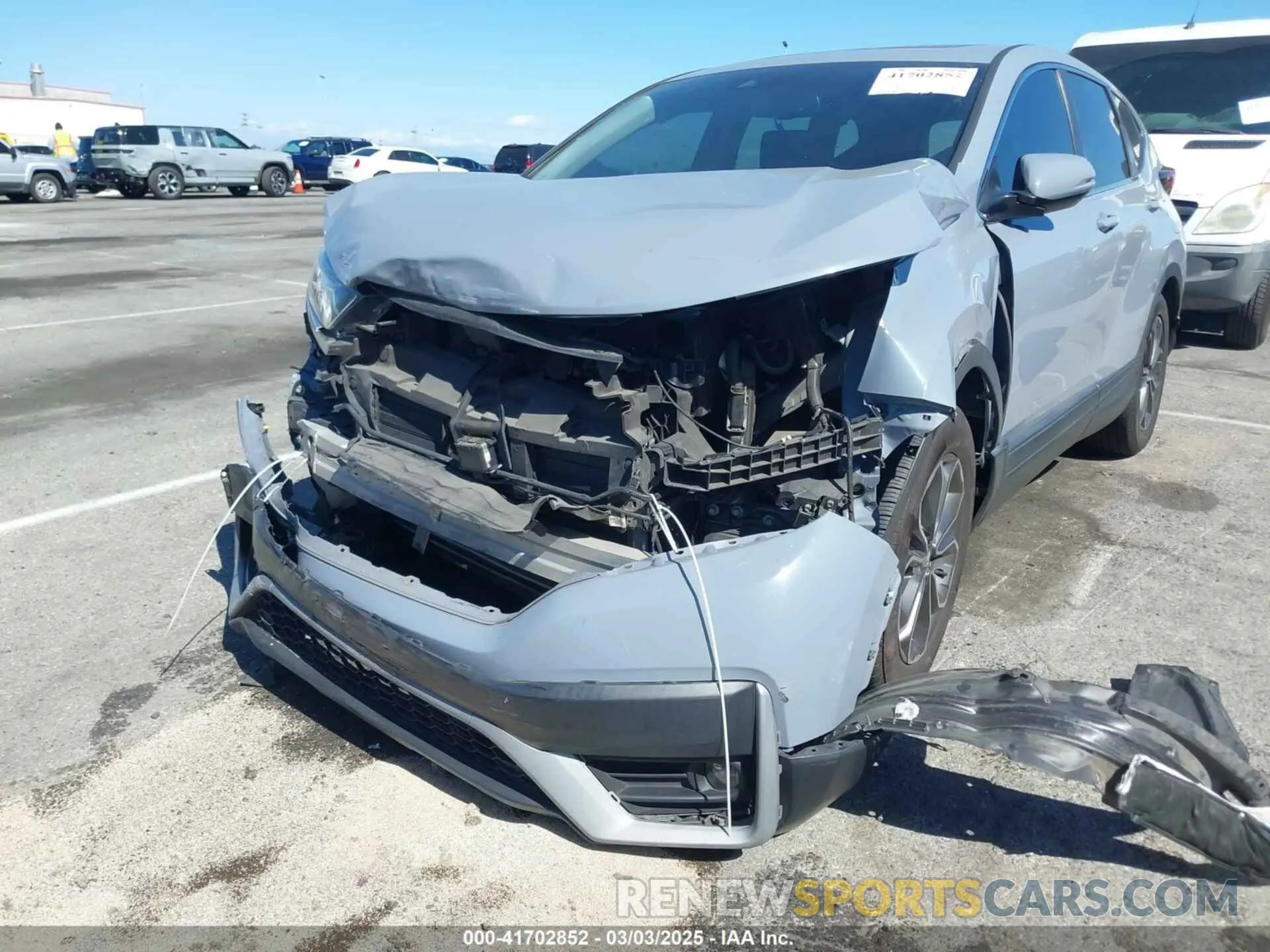 2 Photograph of a damaged car 5J6RW1H84LA005474 HONDA CR-V 2020