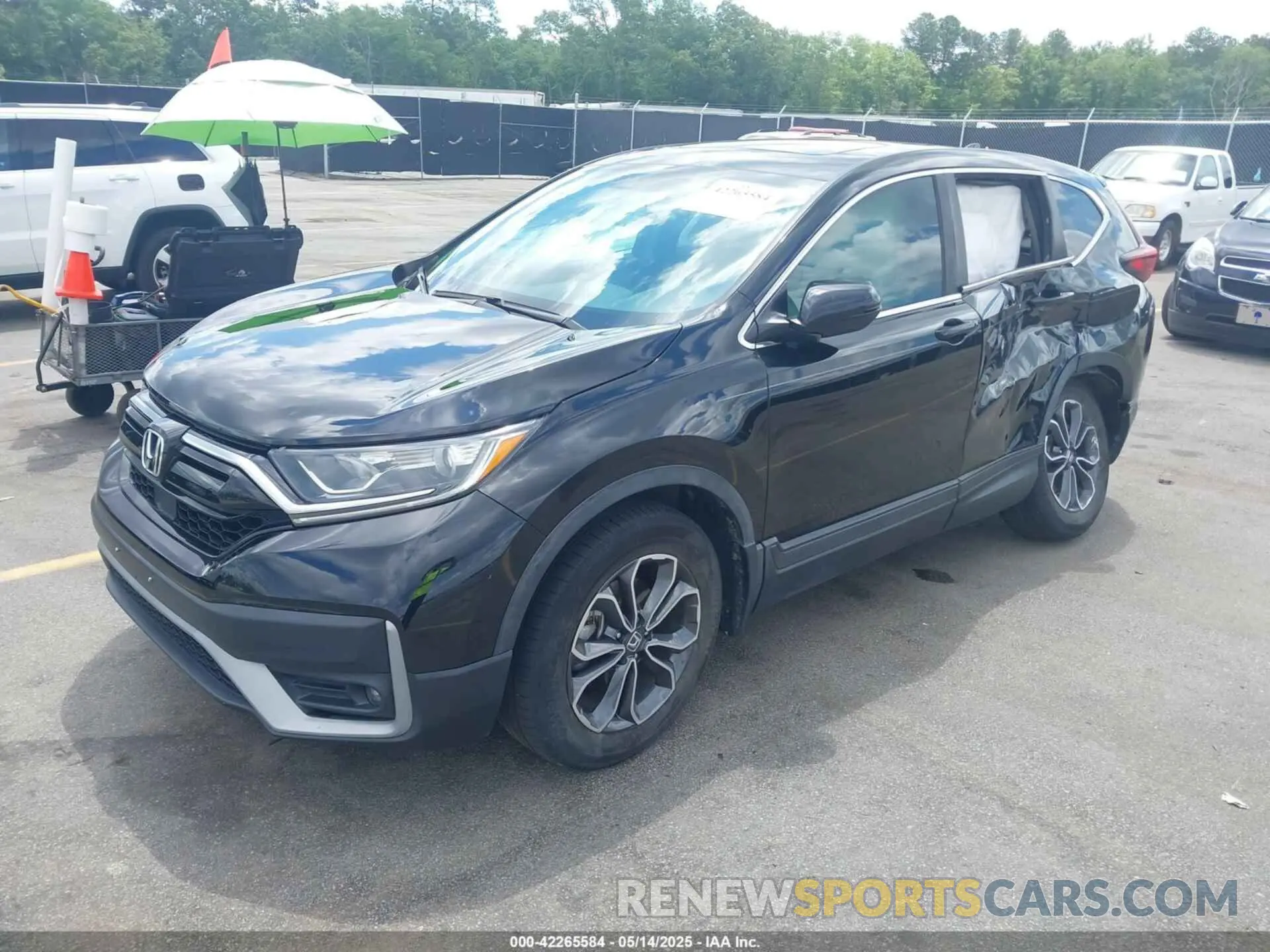 2 Photograph of a damaged car 5J6RW1H87LA014928 HONDA CR-V 2020