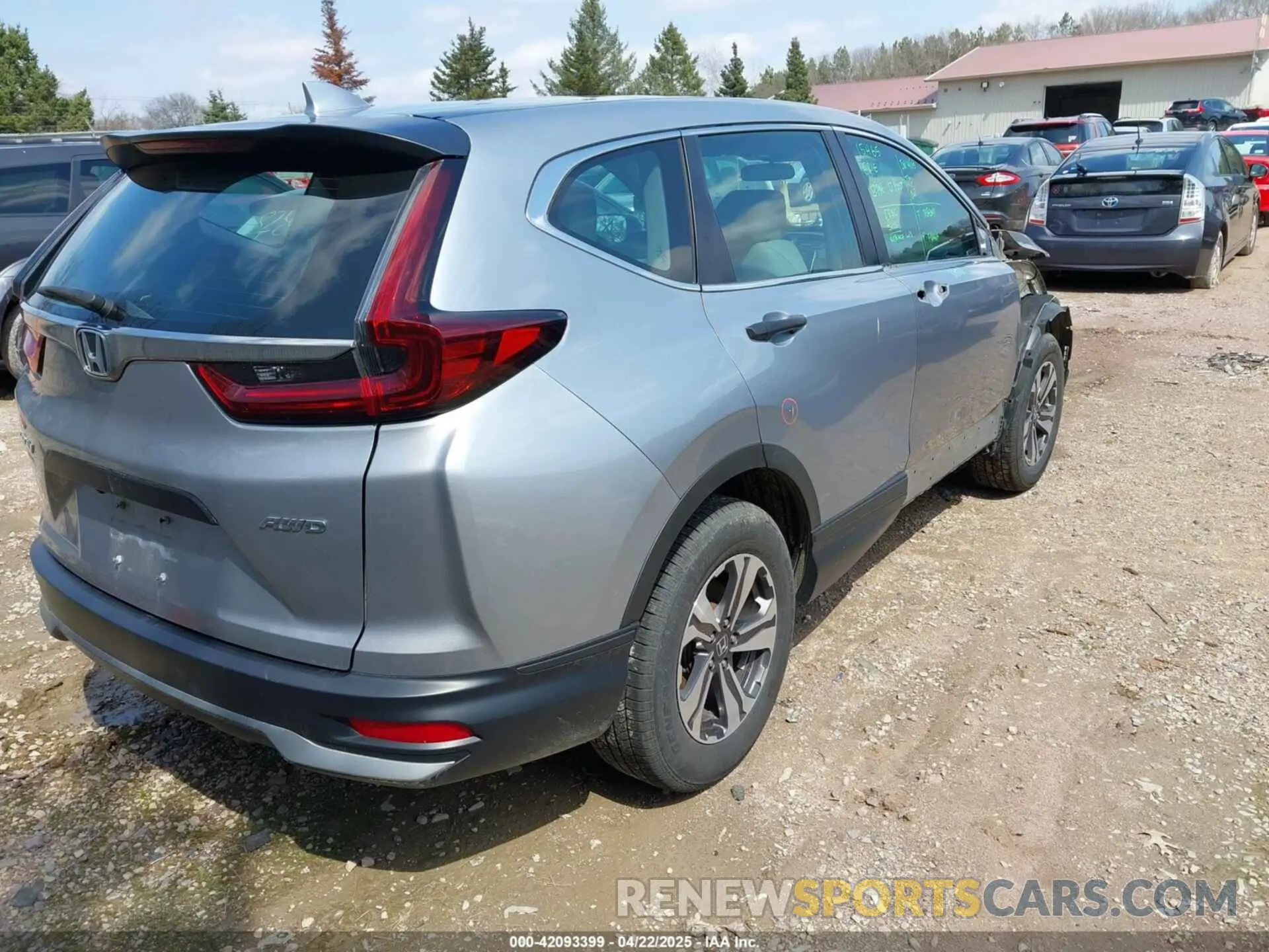 4 Photograph of a damaged car 5J6RW2H23LL020666 HONDA CR-V 2020