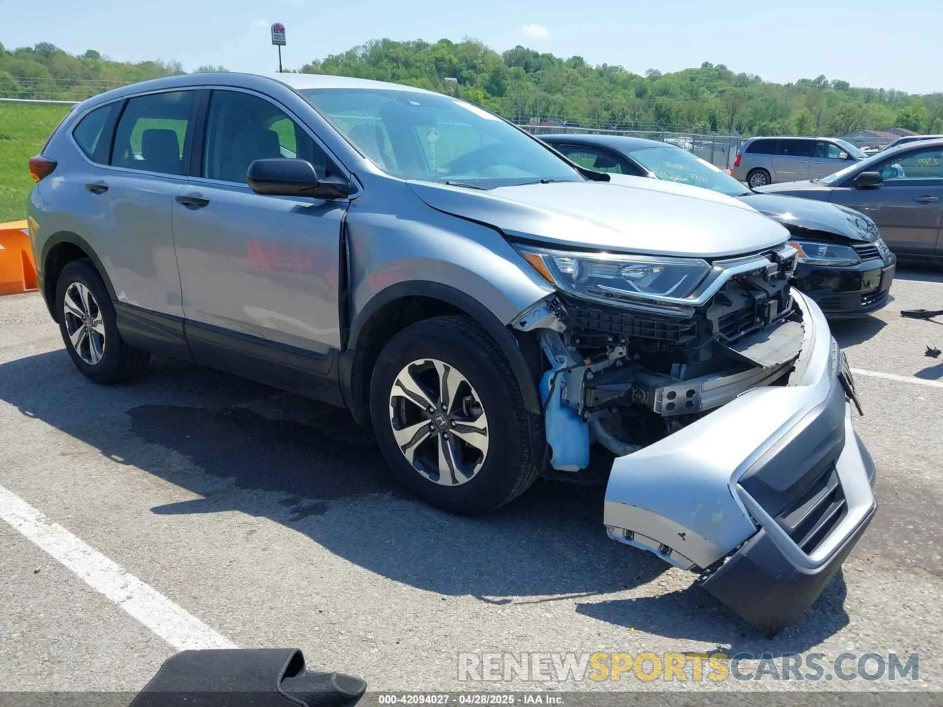 1 Photograph of a damaged car 5J6RW2H24LA014970 HONDA CR-V 2020