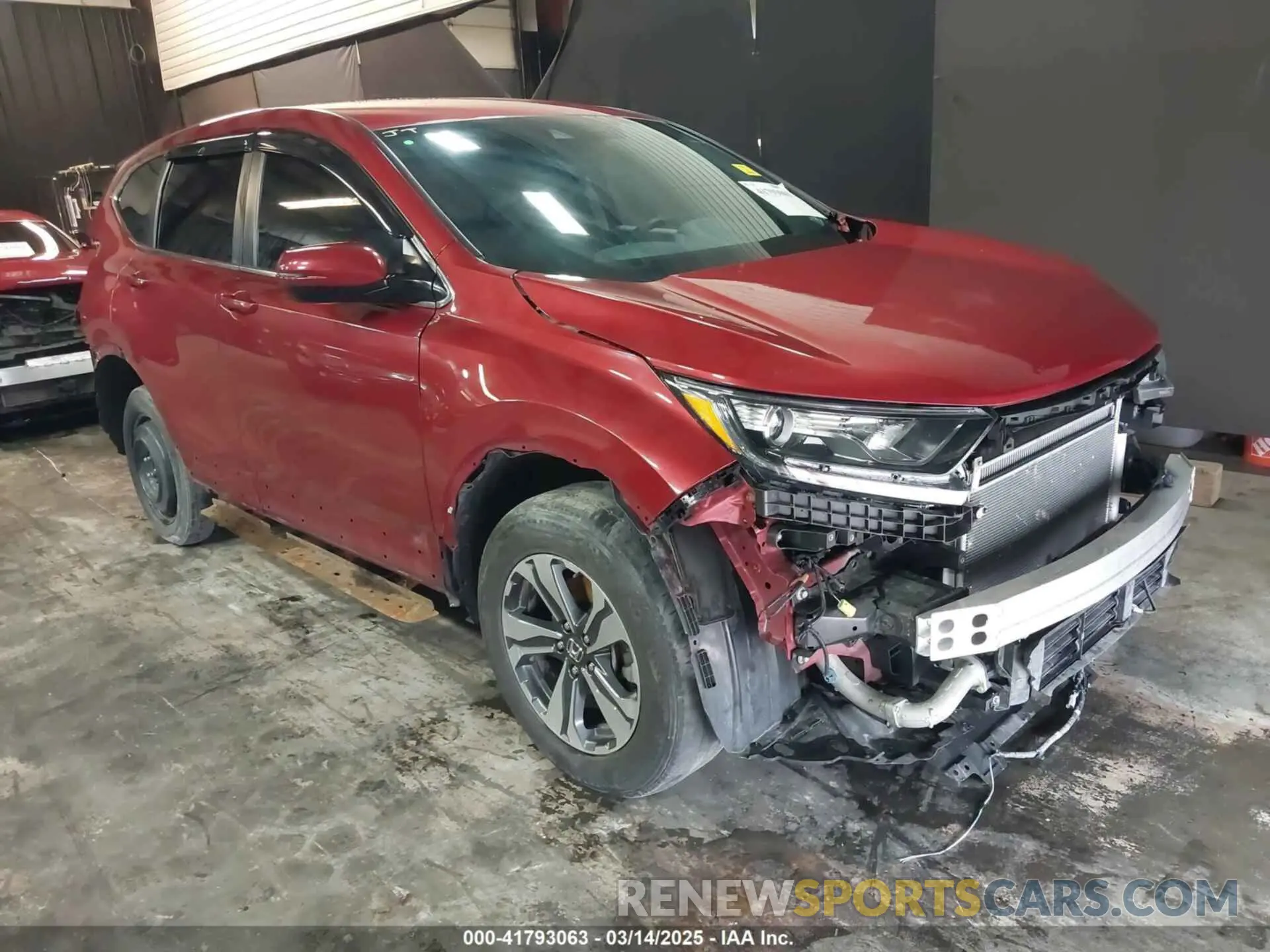 1 Photograph of a damaged car 5J6RW2H25LA012094 HONDA CR-V 2020
