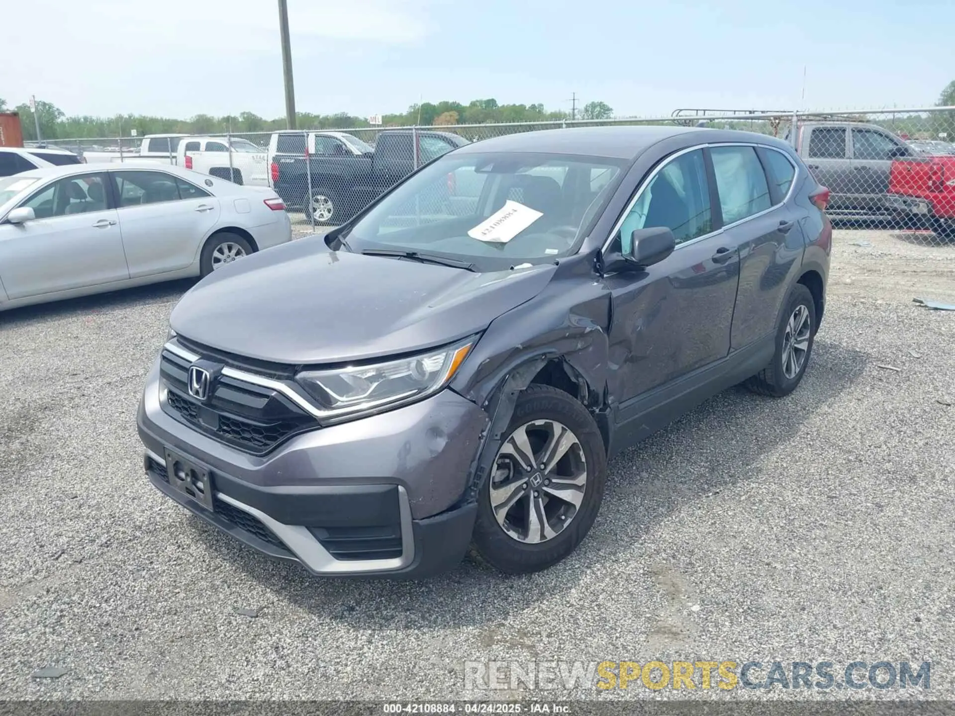 2 Photograph of a damaged car 5J6RW2H27LL018354 HONDA CR-V 2020