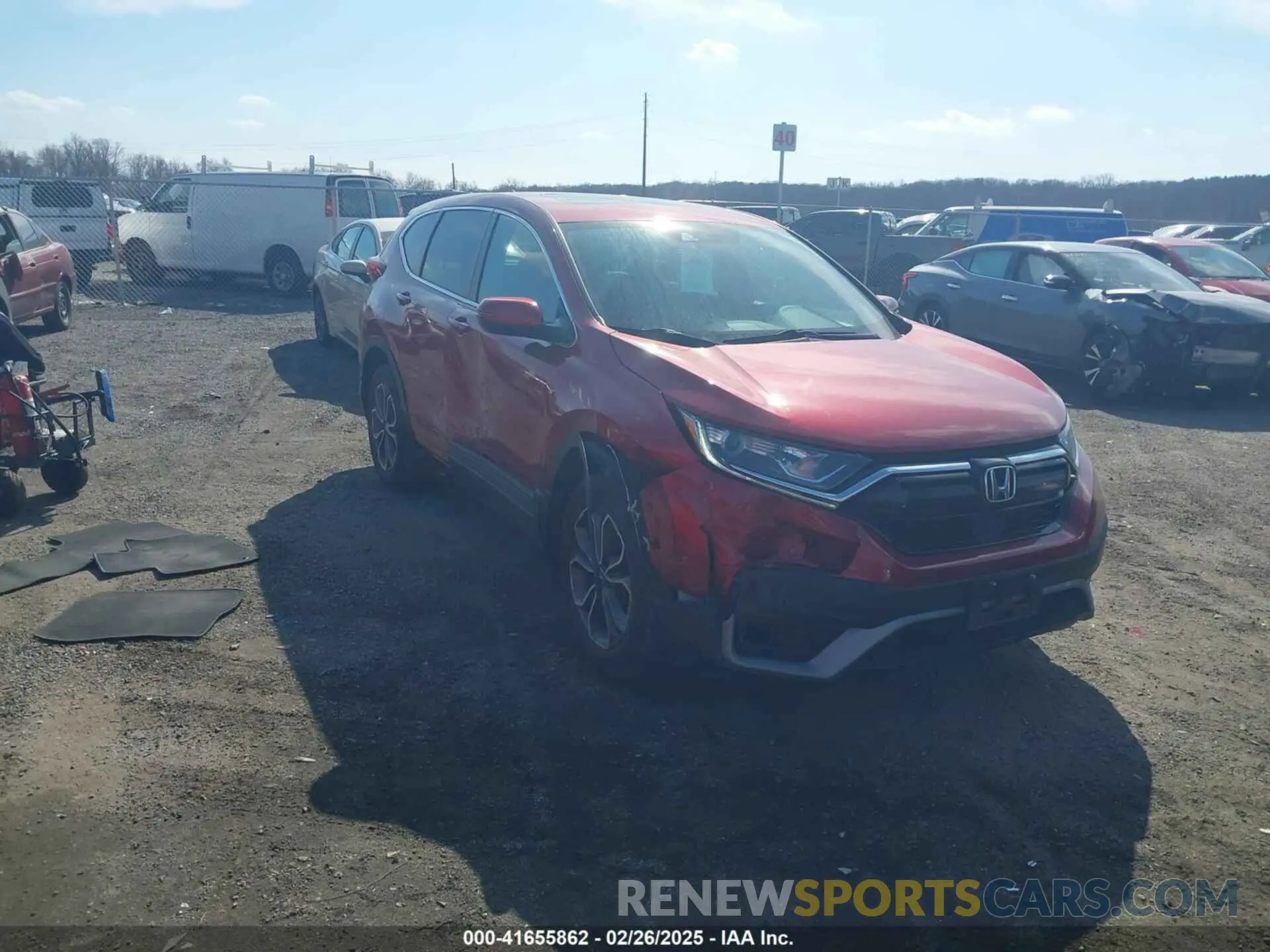 1 Photograph of a damaged car 5J6RW2H56LL025788 HONDA CR-V 2020