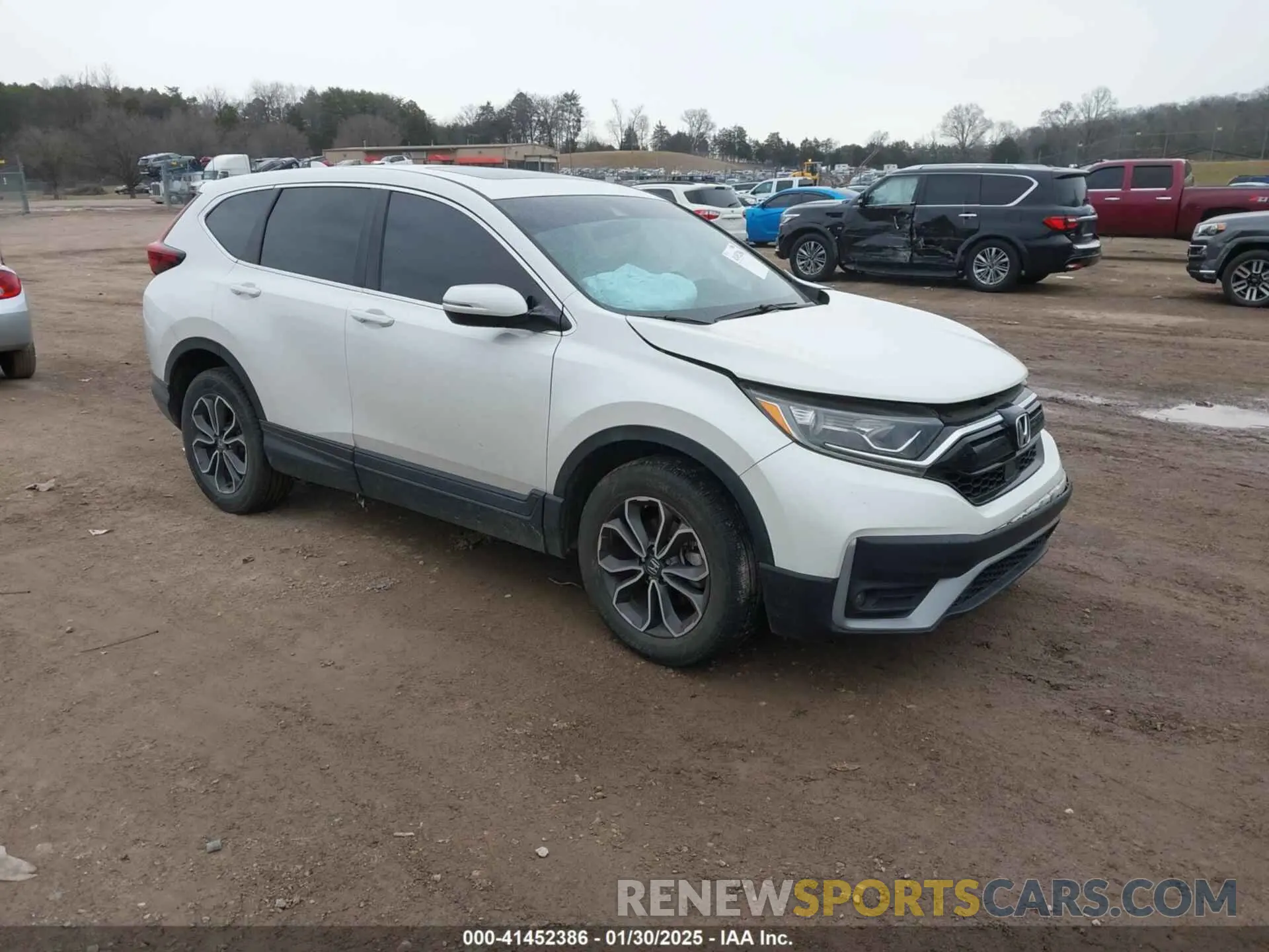 1 Photograph of a damaged car 5J6RW2H59LL027969 HONDA CR-V 2020