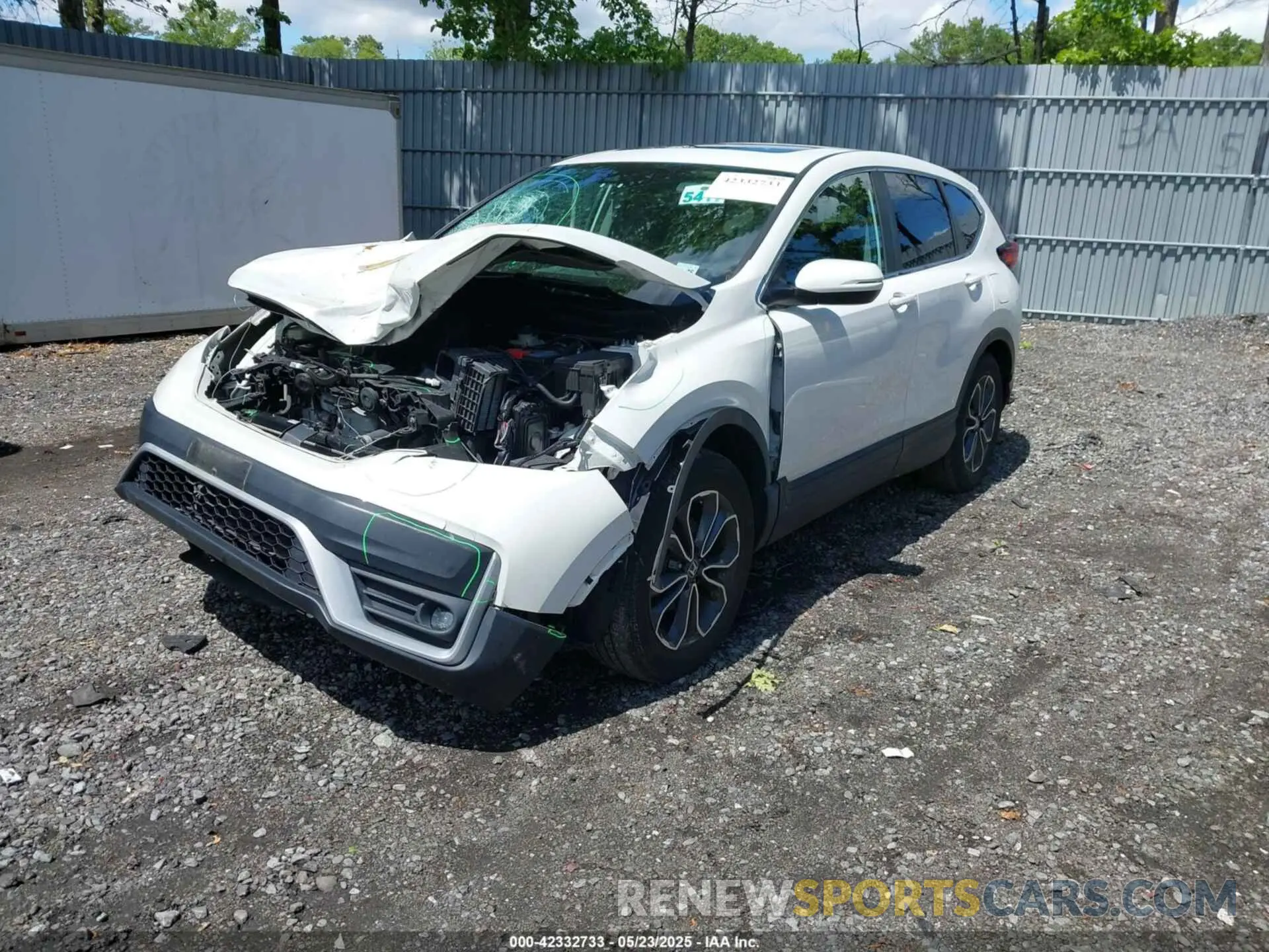 2 Photograph of a damaged car 5J6RW2H5XLA020413 HONDA CR-V 2020