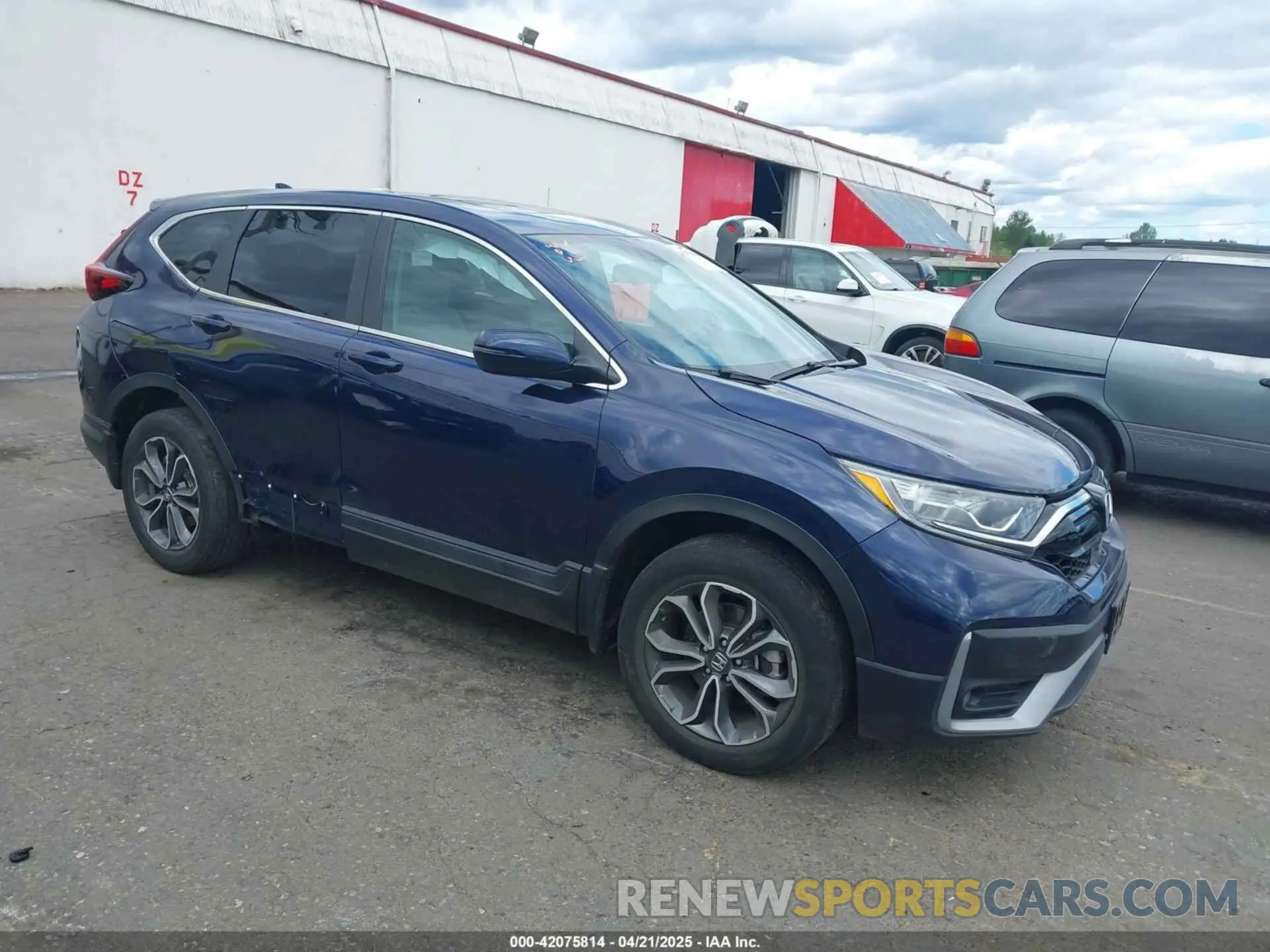 1 Photograph of a damaged car 5J6RW2H81LA000593 HONDA CR-V 2020
