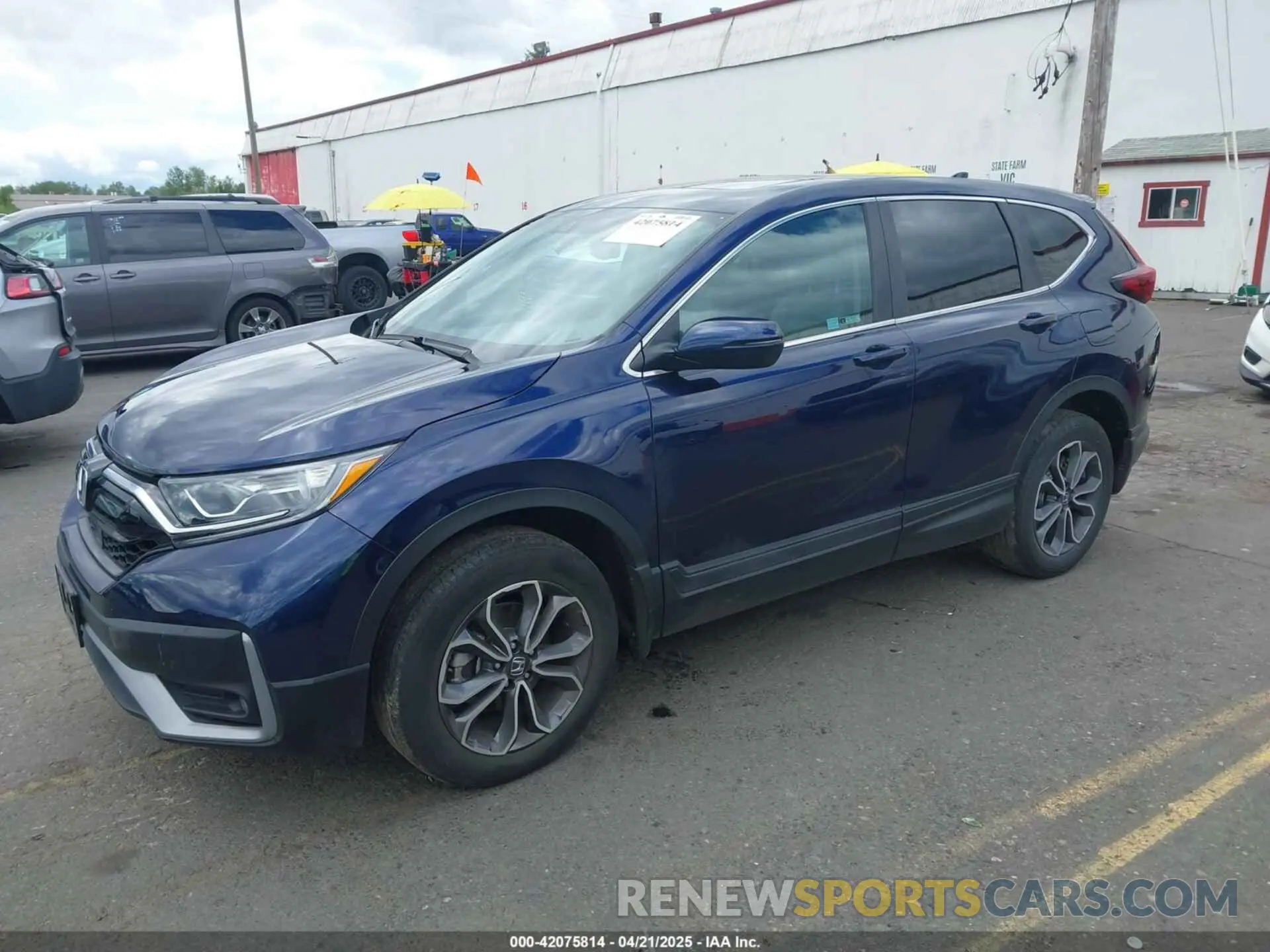 2 Photograph of a damaged car 5J6RW2H81LA000593 HONDA CR-V 2020