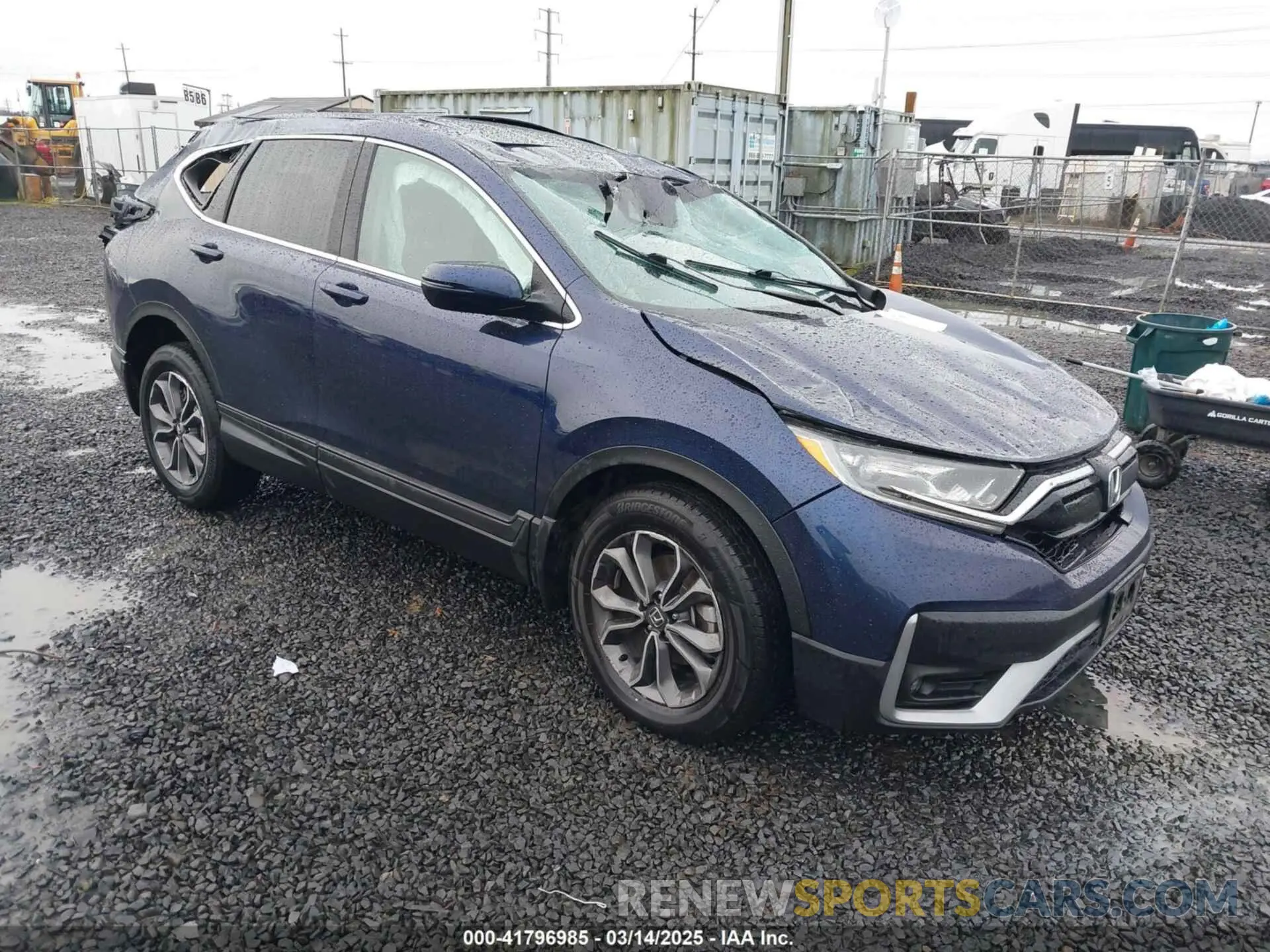 1 Photograph of a damaged car 5J6RW2H81LA005437 HONDA CR-V 2020