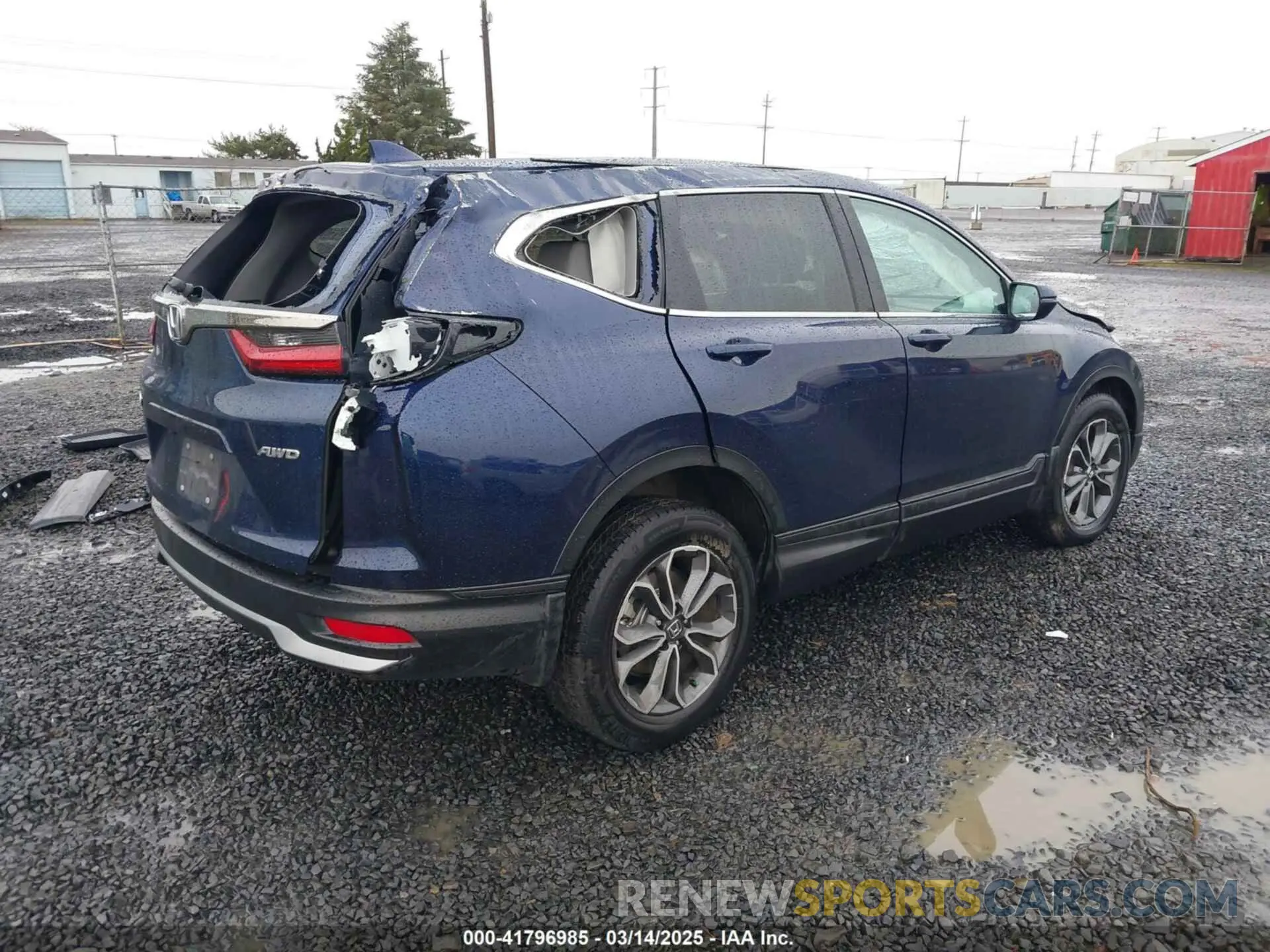 4 Photograph of a damaged car 5J6RW2H81LA005437 HONDA CR-V 2020