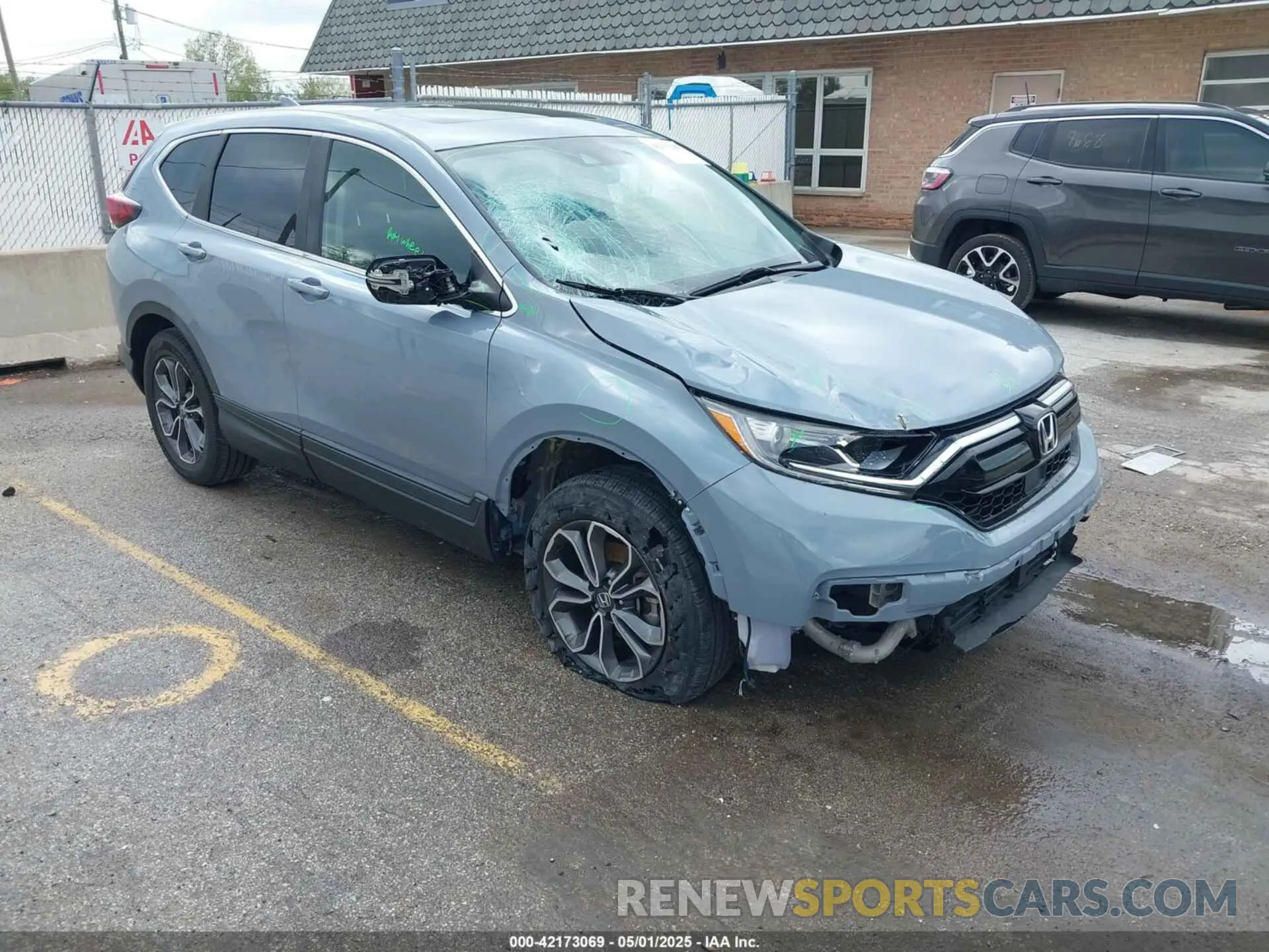 1 Photograph of a damaged car 5J6RW2H85LL016526 HONDA CR-V 2020