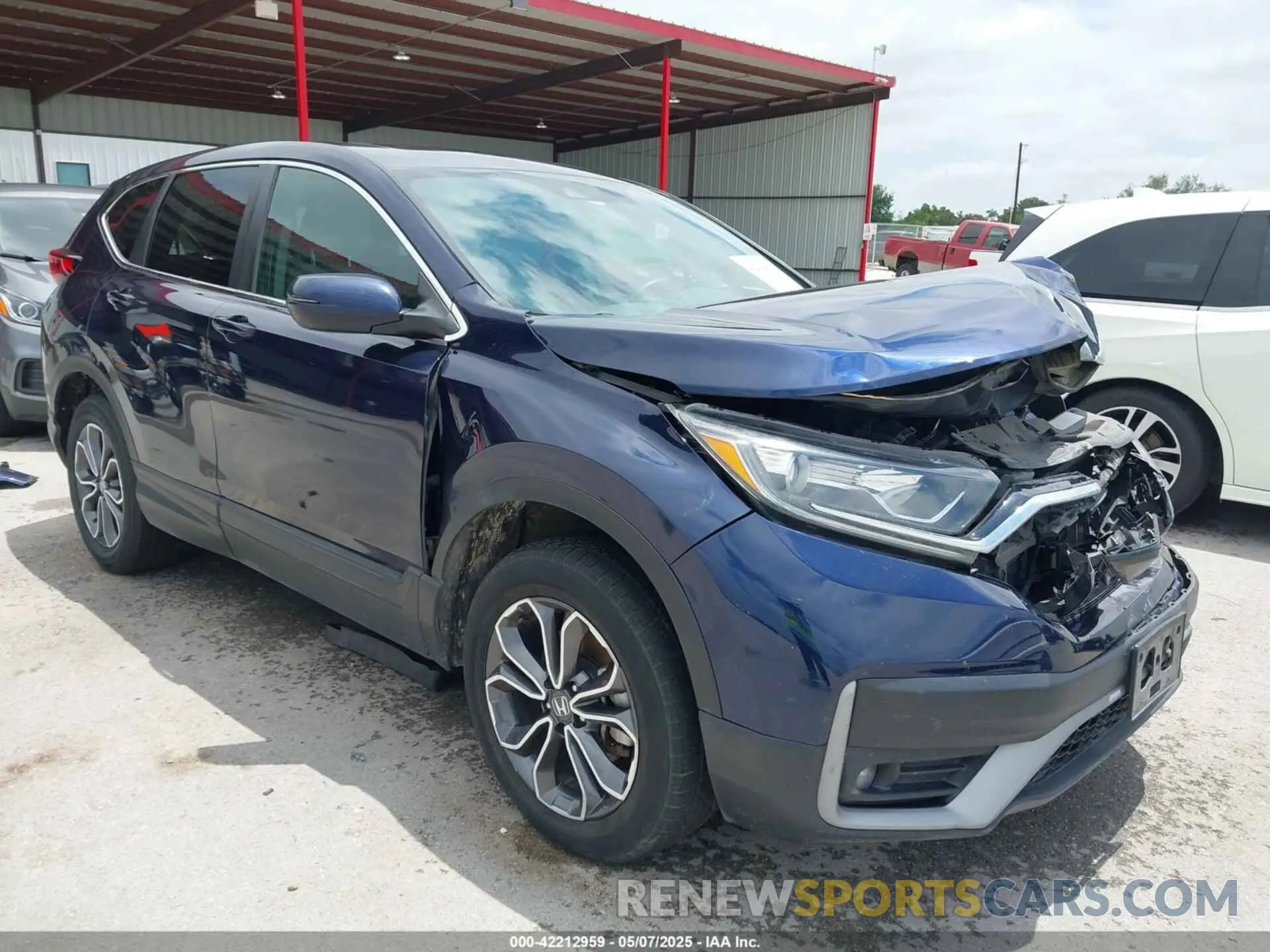 1 Photograph of a damaged car 5J6RW2H89LL021955 HONDA CR-V 2020