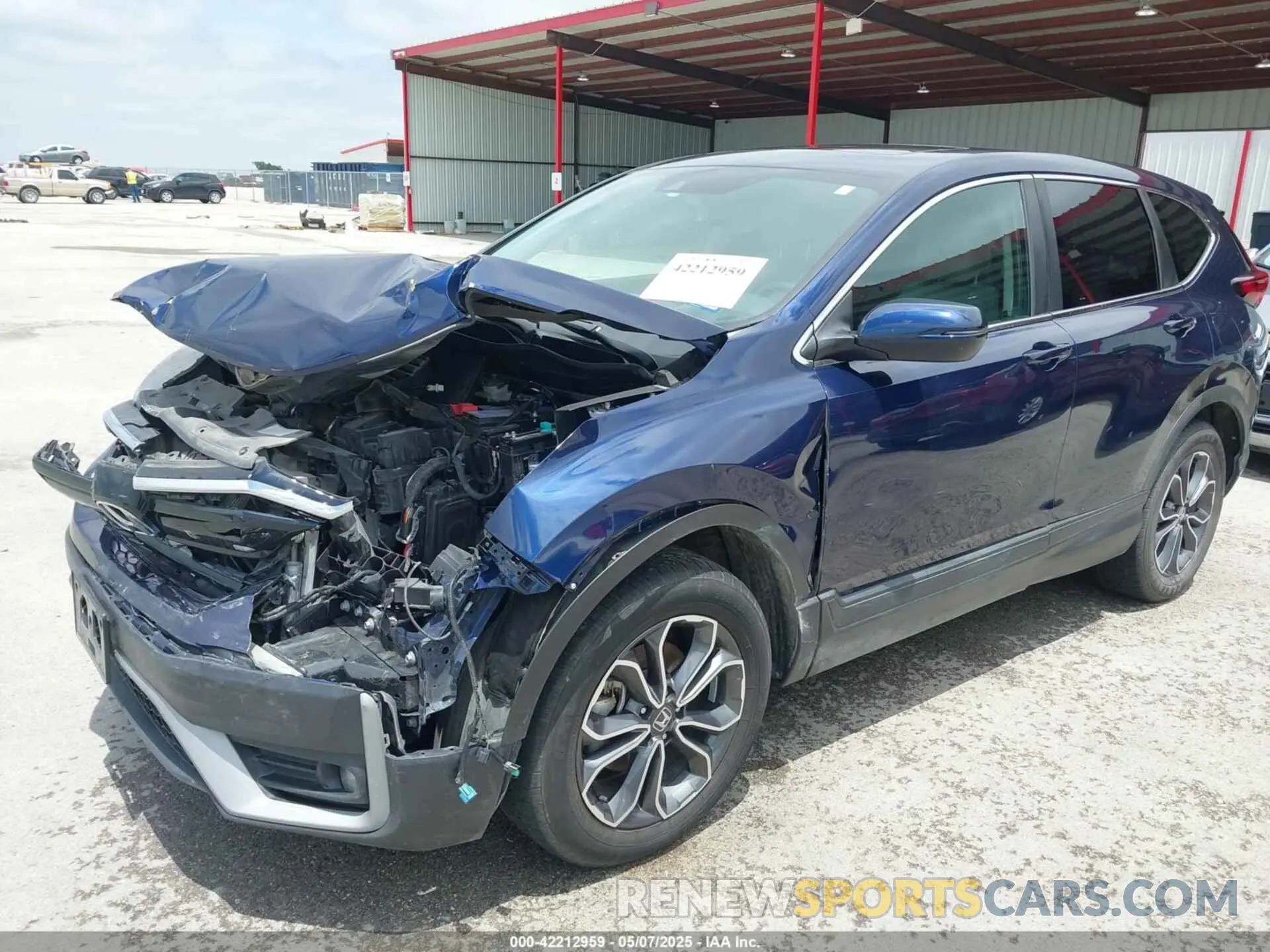 2 Photograph of a damaged car 5J6RW2H89LL021955 HONDA CR-V 2020